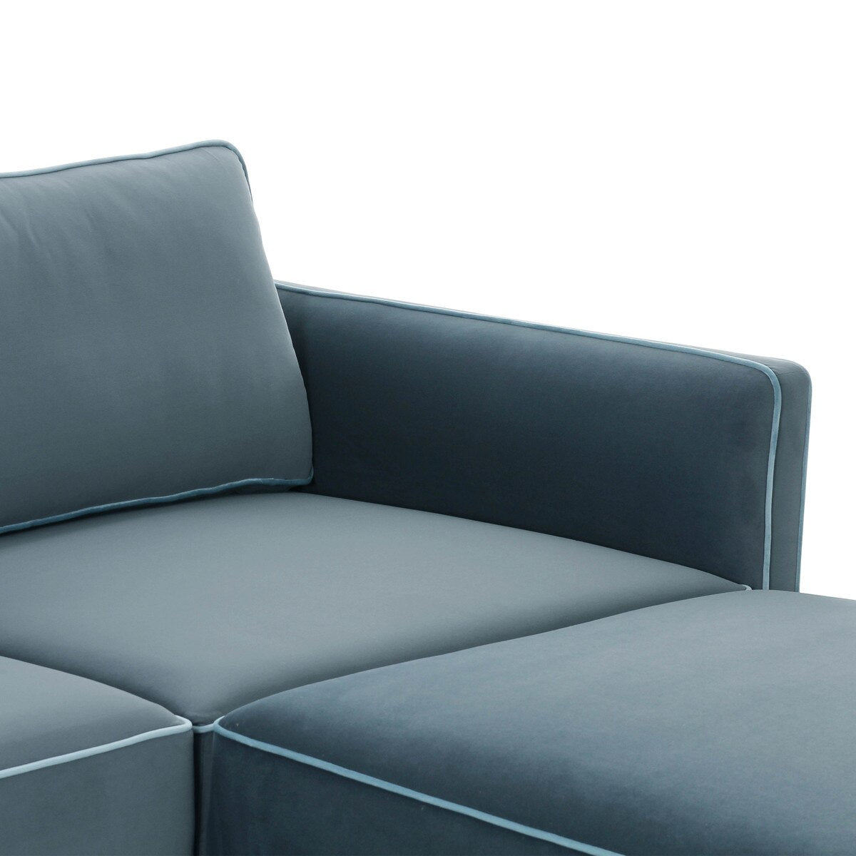 Canapé modulable RAF bleu brumeux Willow