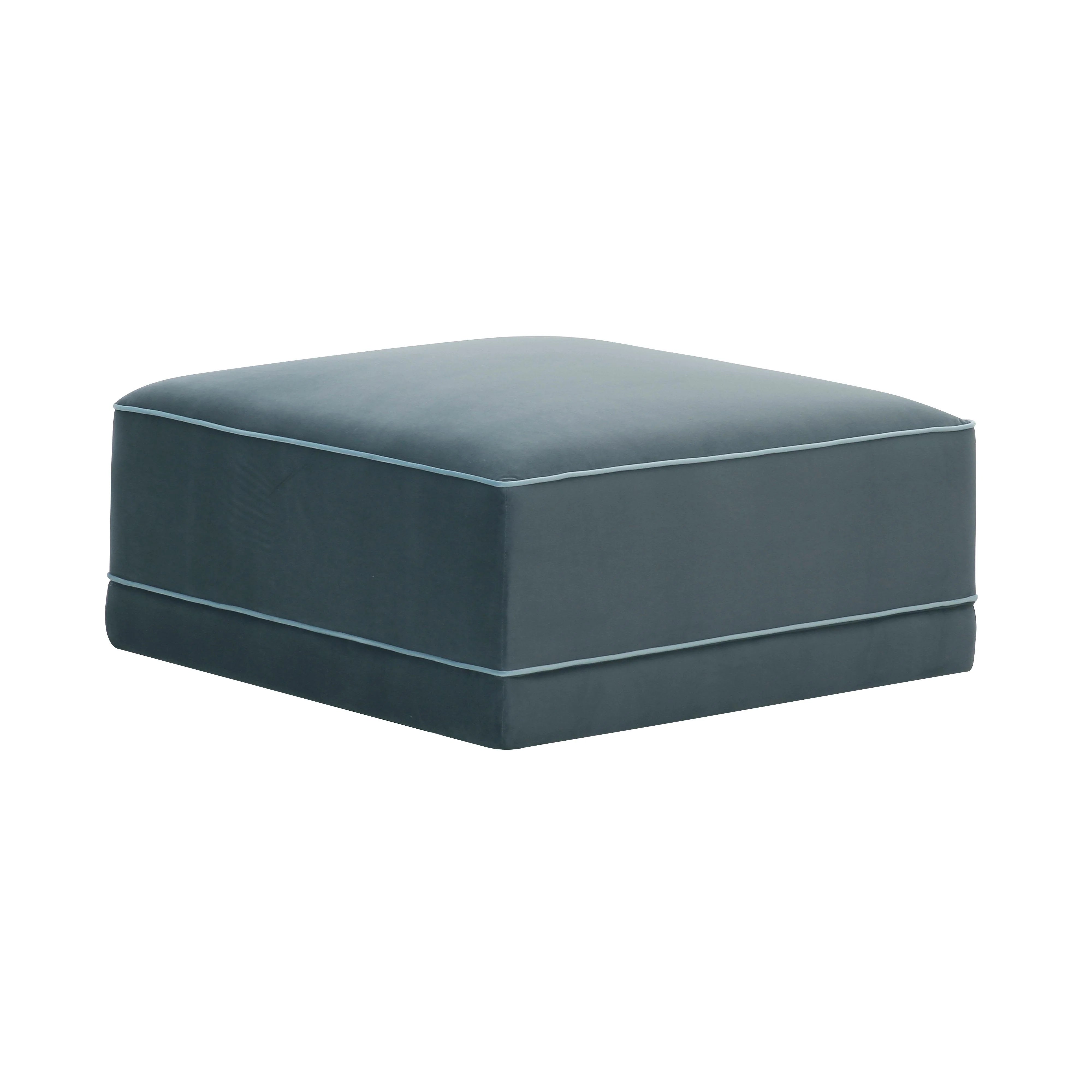 Willow Performance Velvet Modular Ottoman