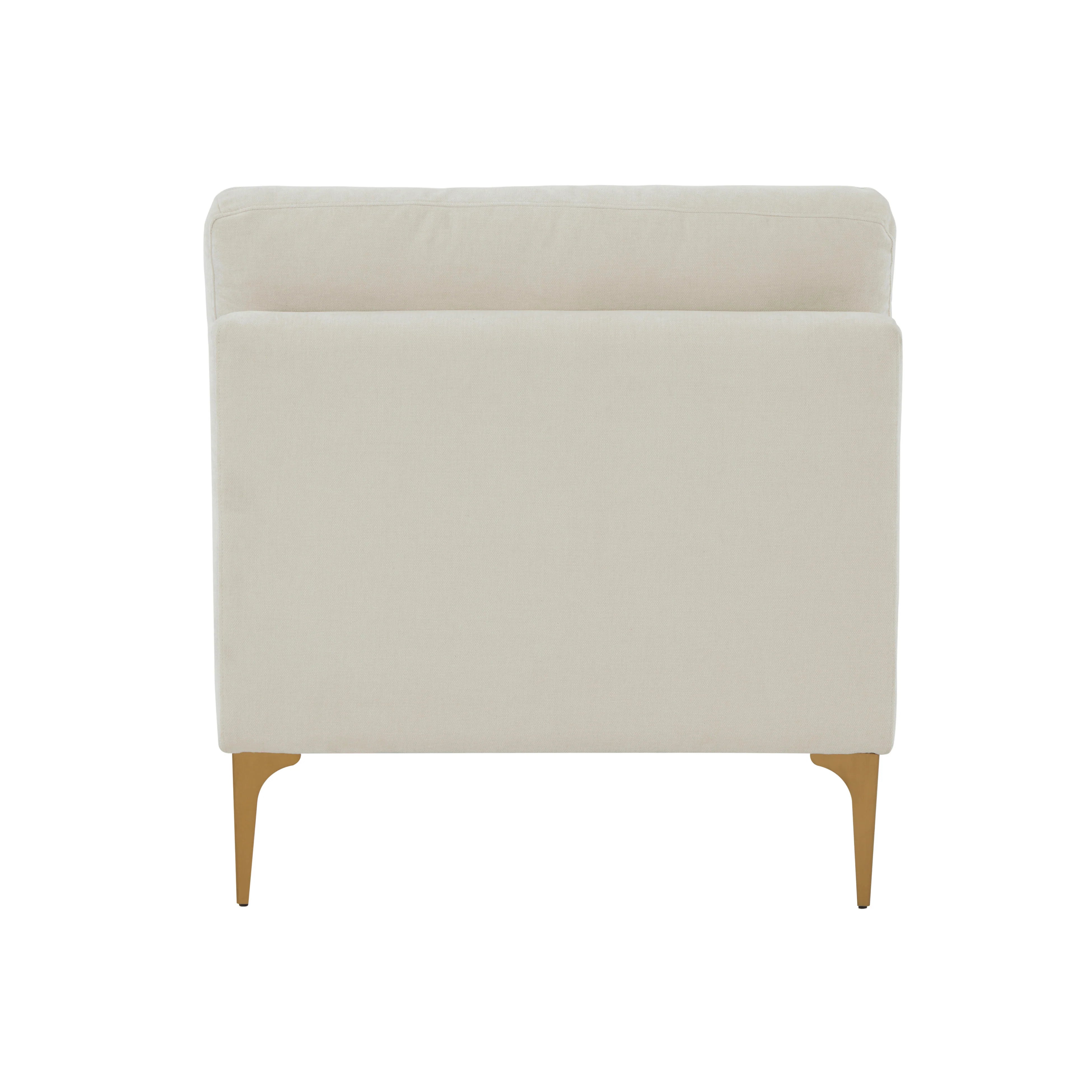 Serena Performance Velvet Modular Armless Chair