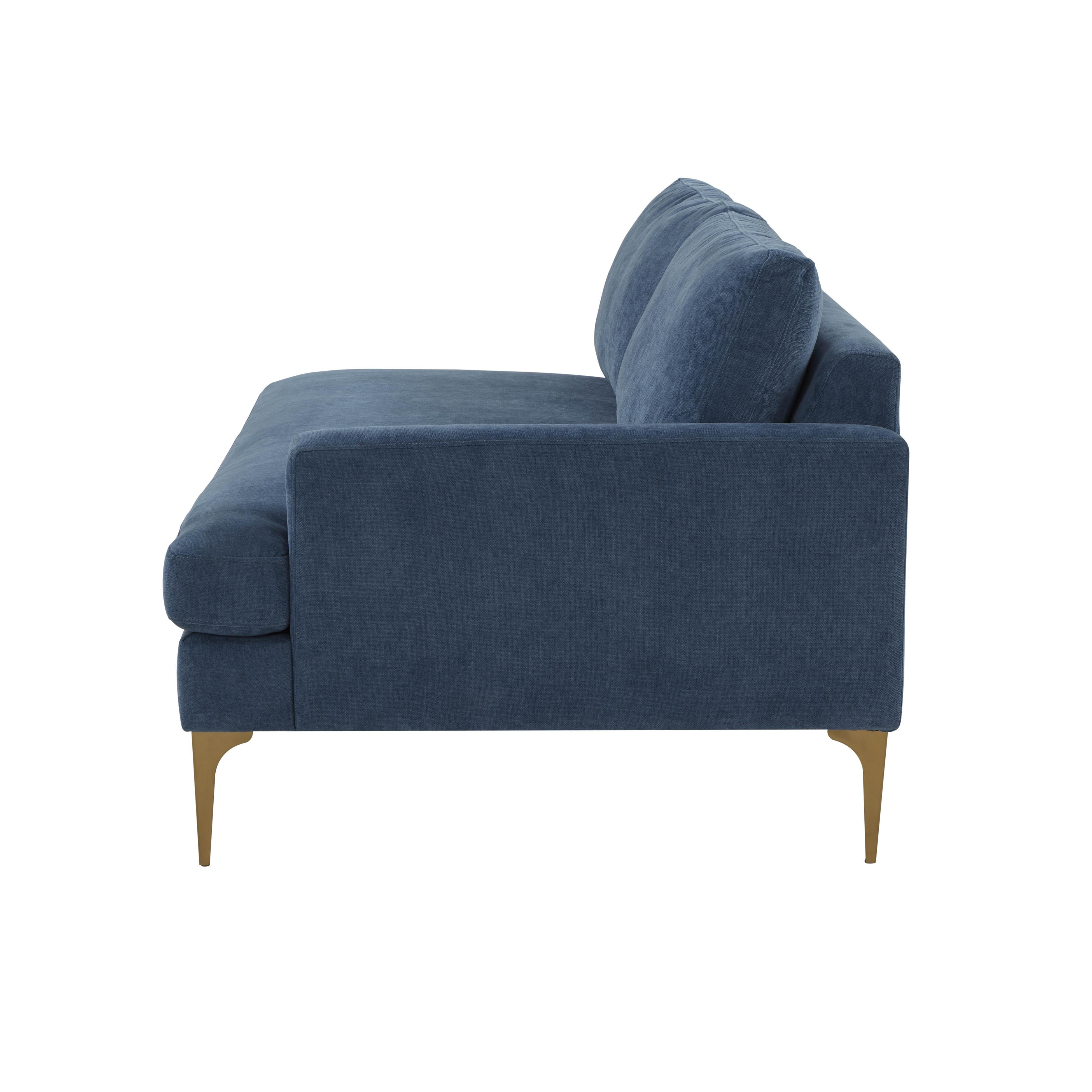 Serena 68" Performance Velvet Modular Loveseat