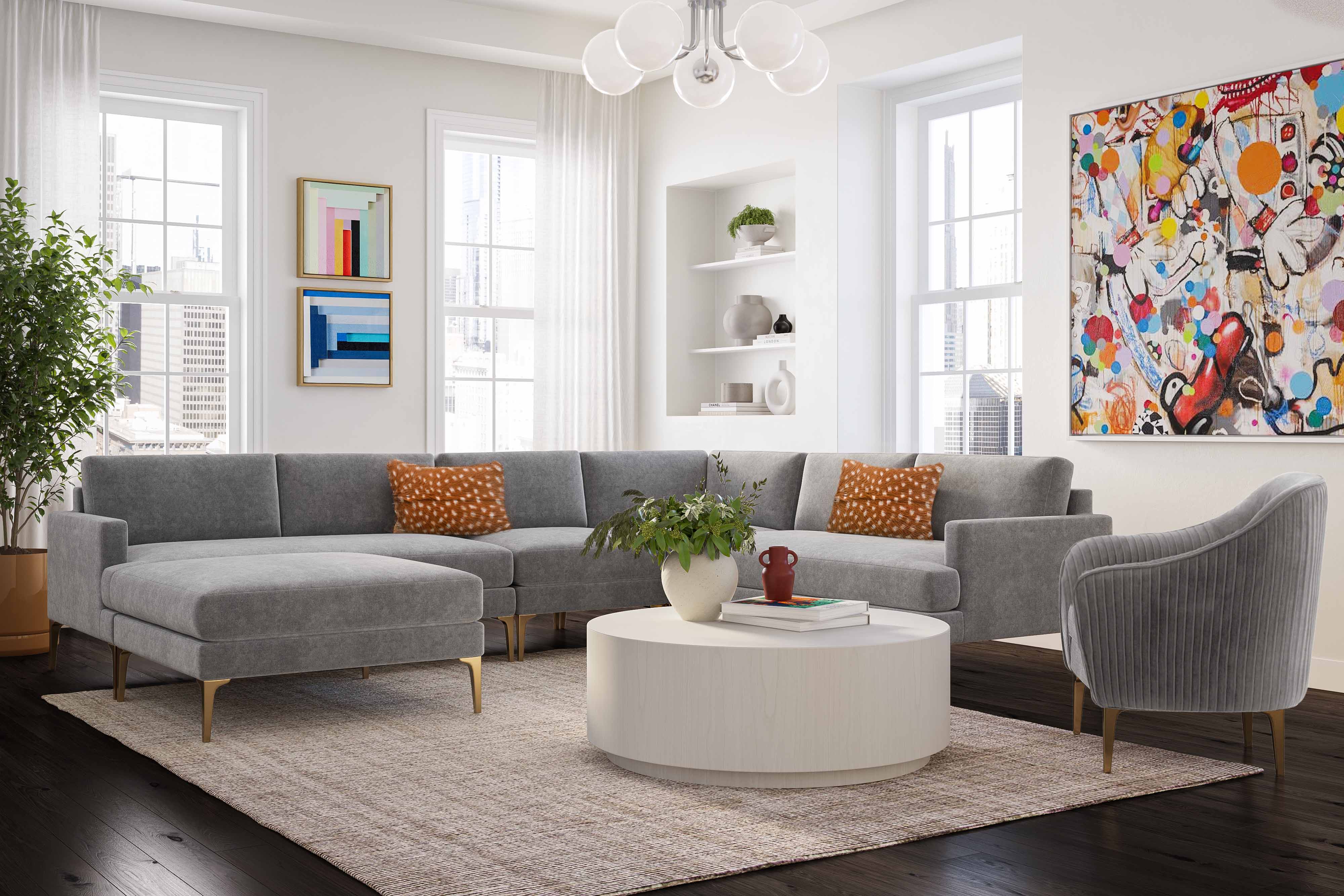 Serena Performance Velvet Accent Chair