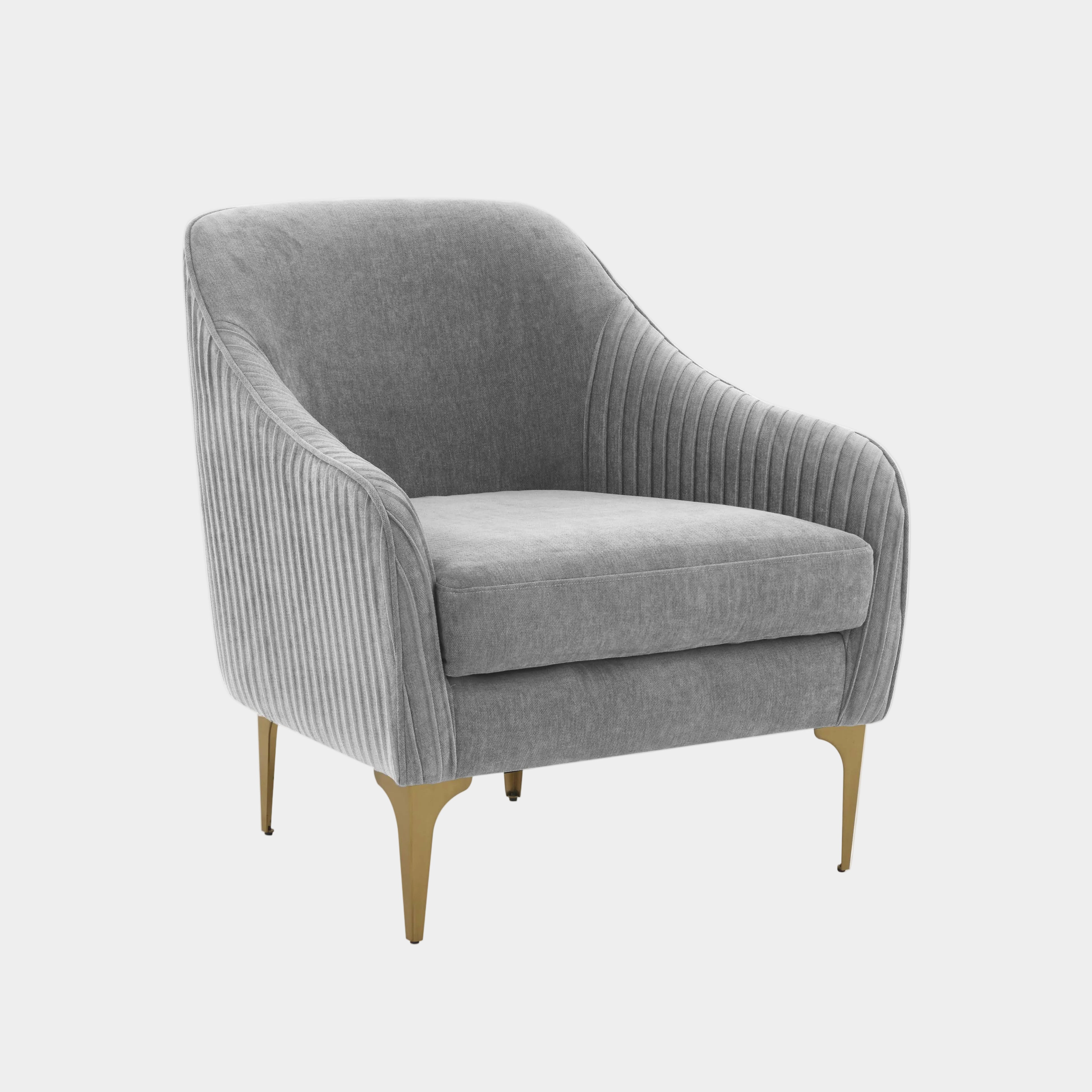 Serena Performance Velvet Accent Chair