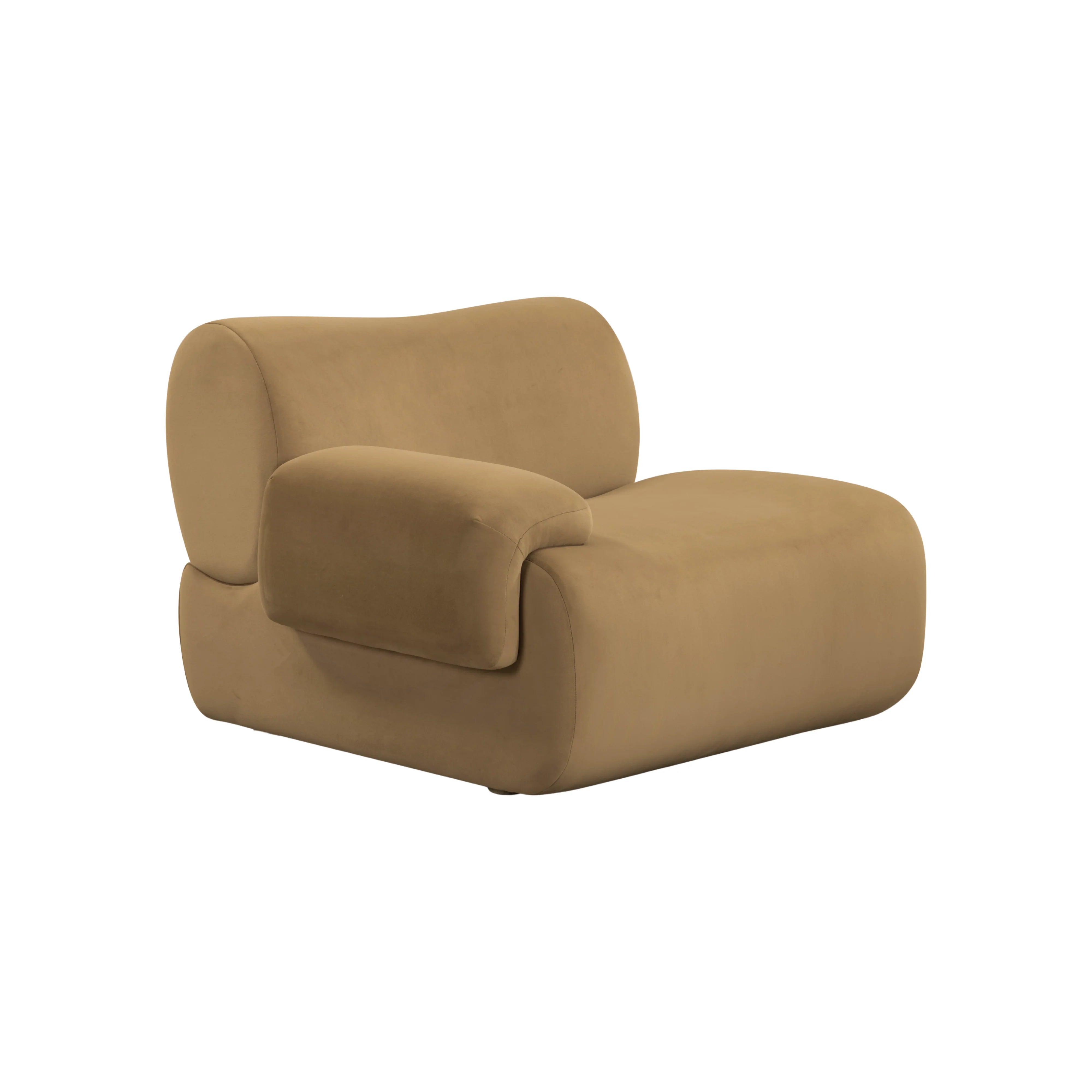 Zenith Performance Velvet Modular Corner Chair