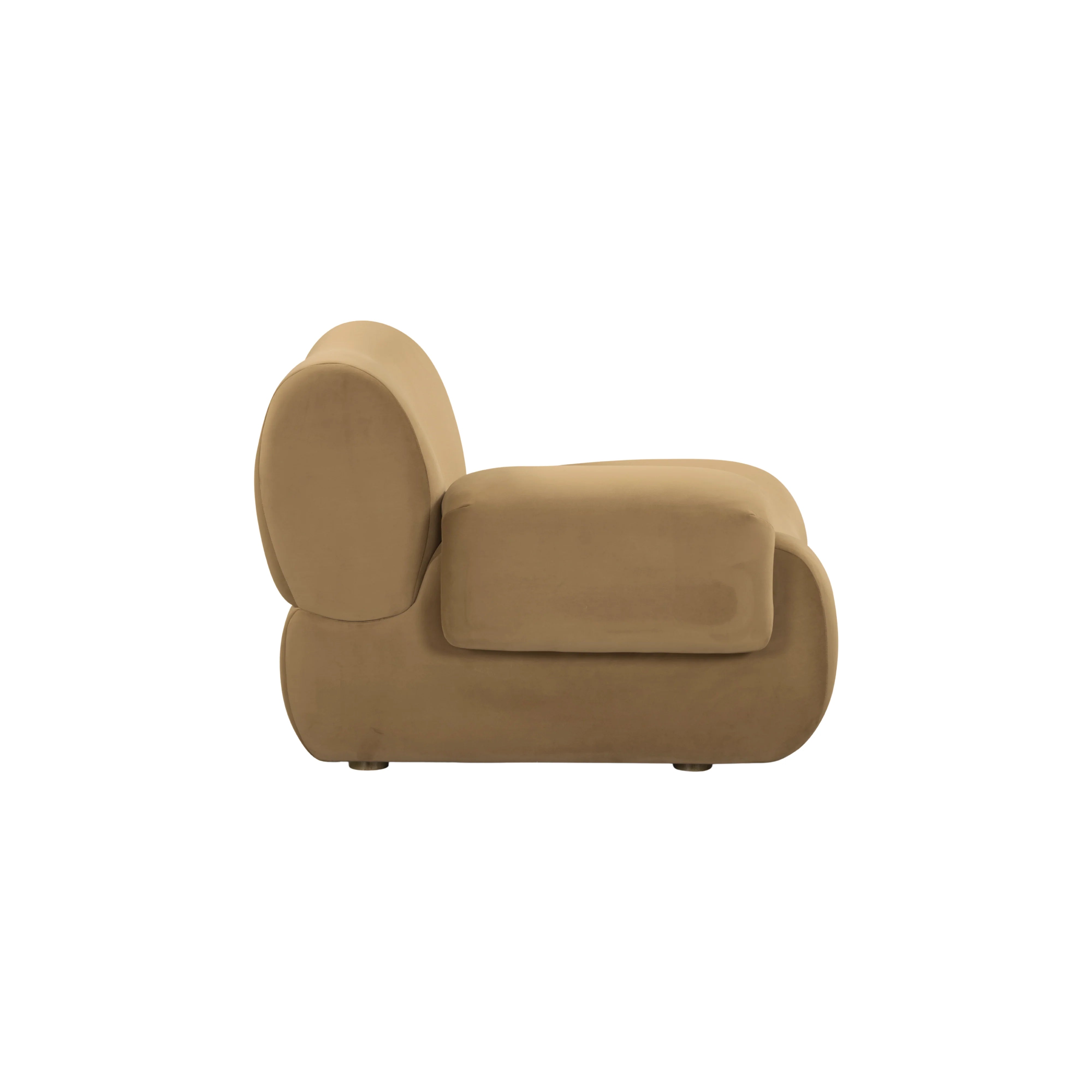Zenith Performance Velvet Modular Corner Chair