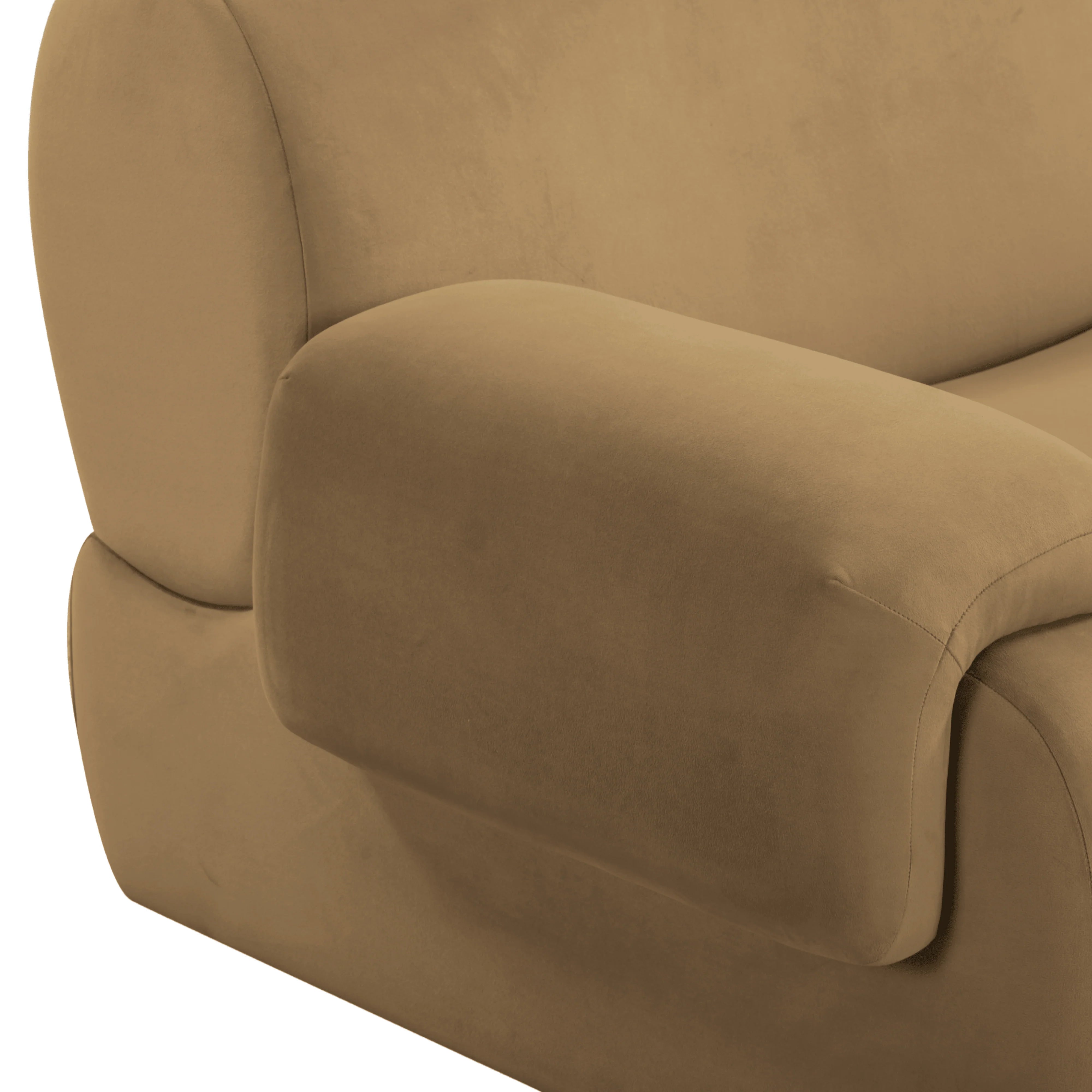 Zenith Performance Velvet Modular Corner Chair