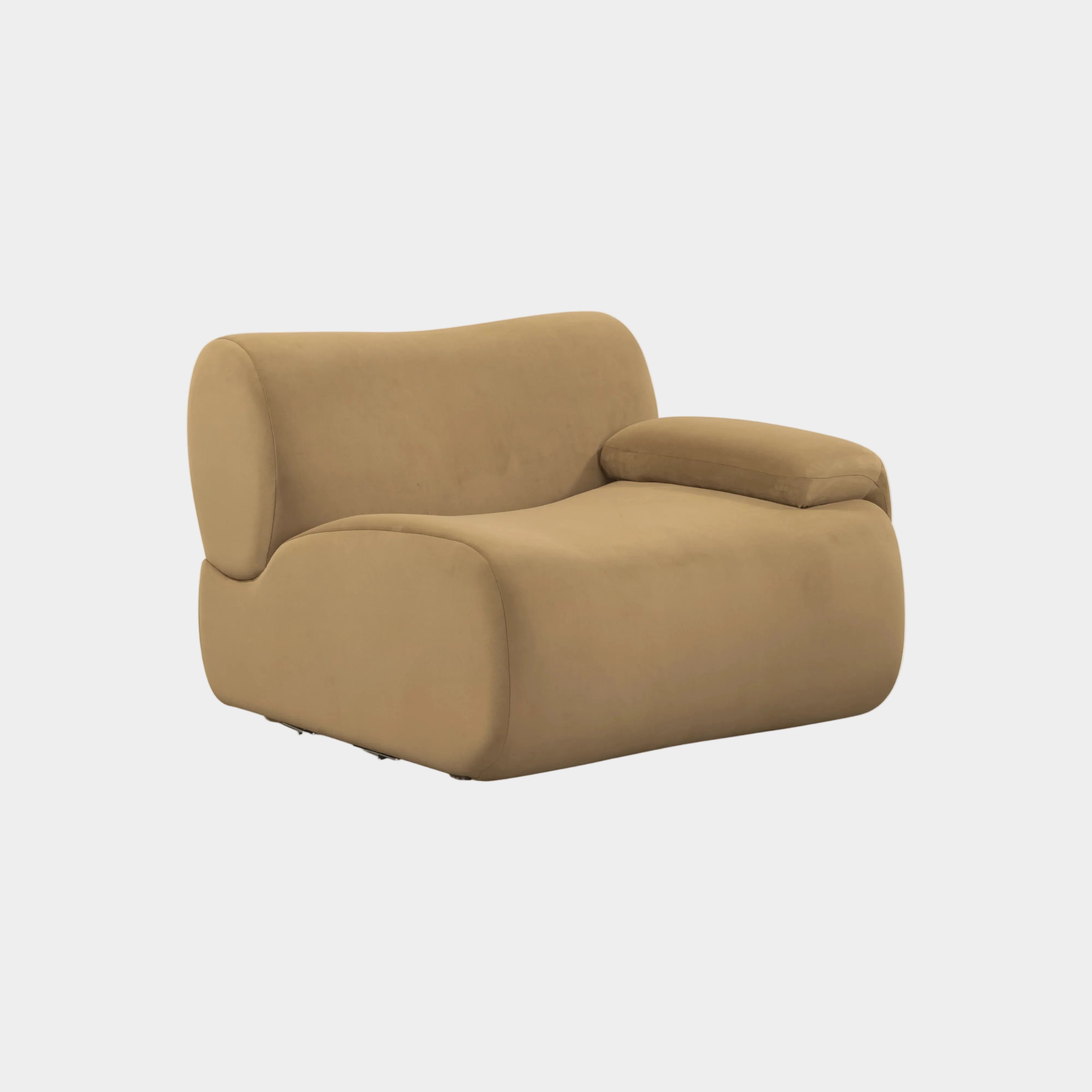 Zenith Performance Velvet Modular Corner Chair