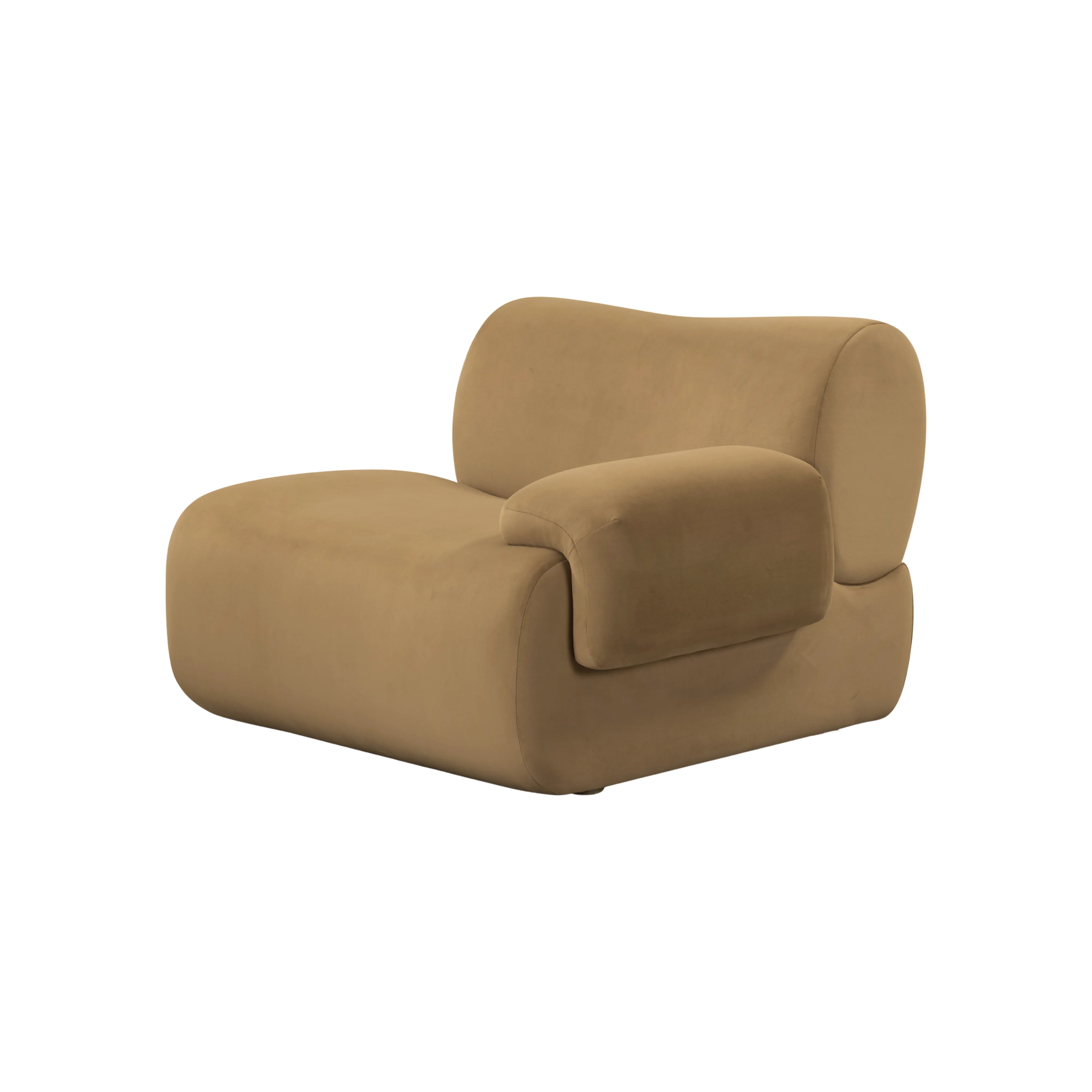 Zenith Performance Velvet Modular Corner Chair