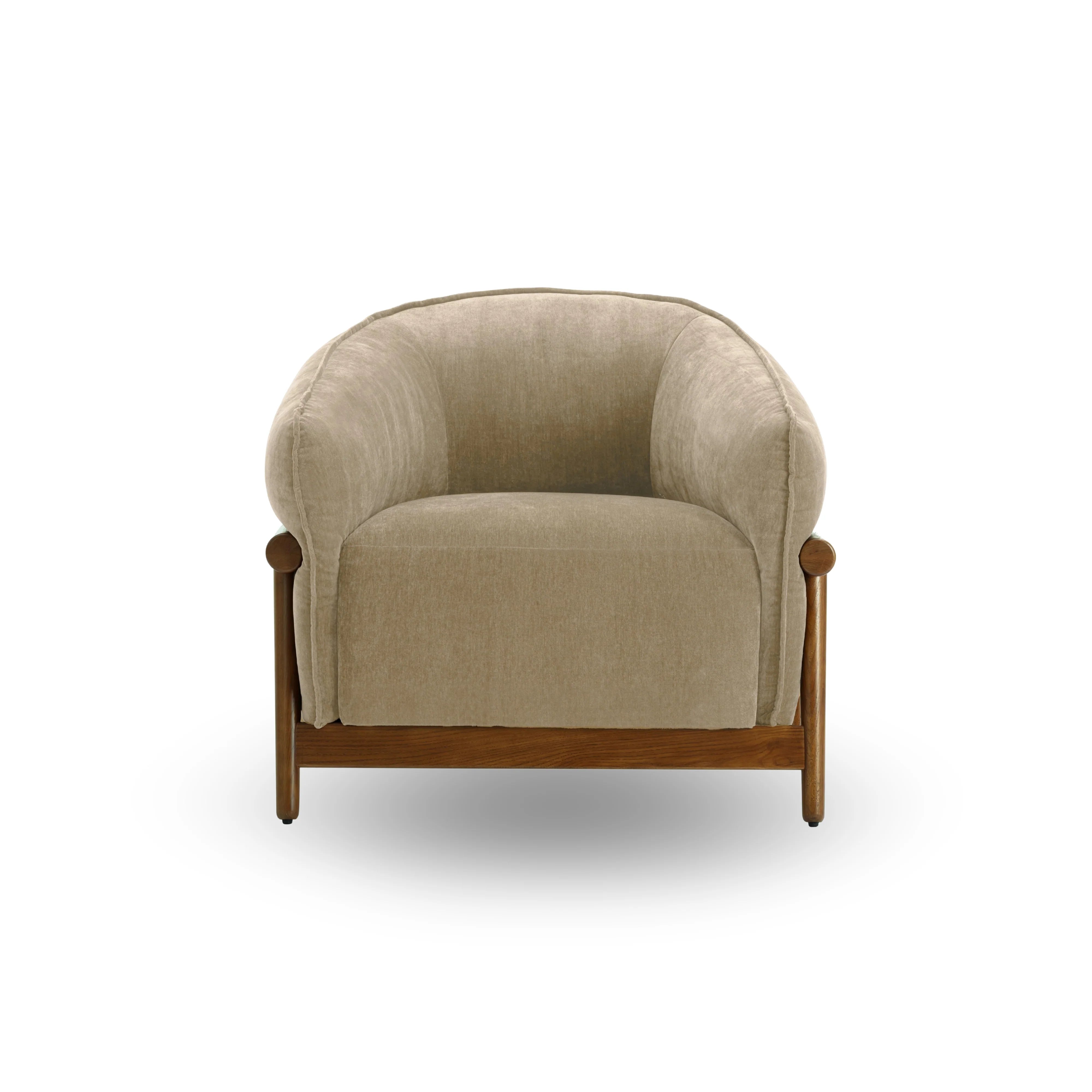 Piedmont Upcycled Contract-Grade Chenille Accent Chair