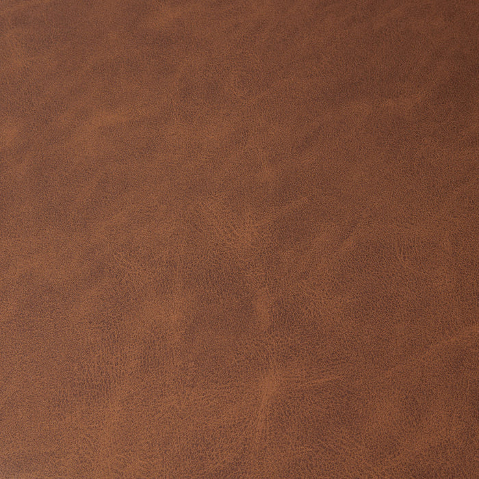MAPLETON - Brown Vegan Leather 2-Seater Sofa