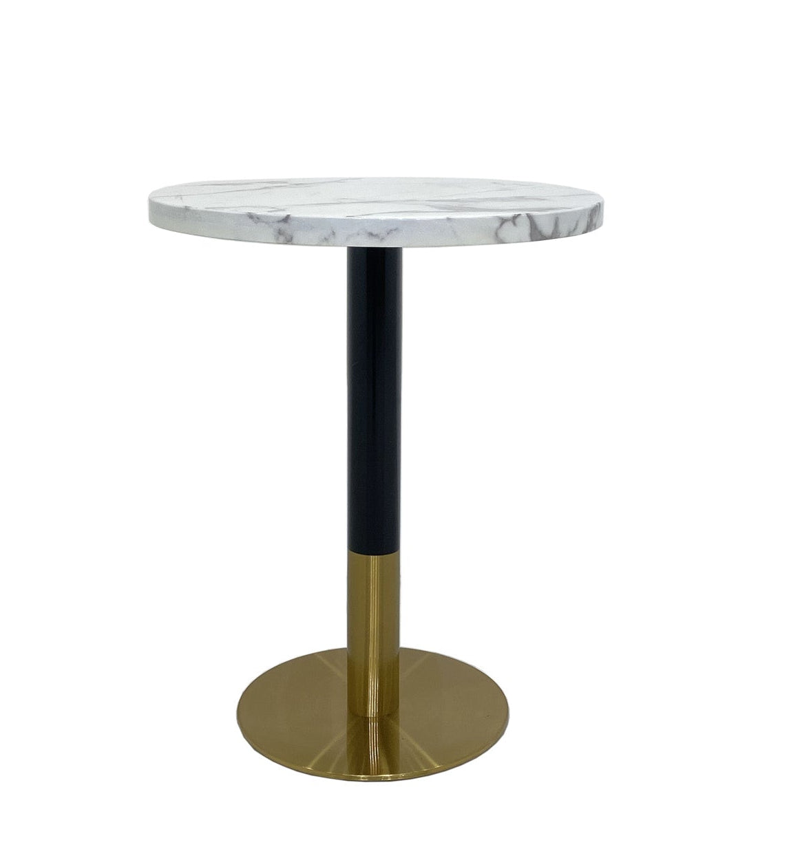 Table ronde Orbit Continental à hauteur de thé - Marbre