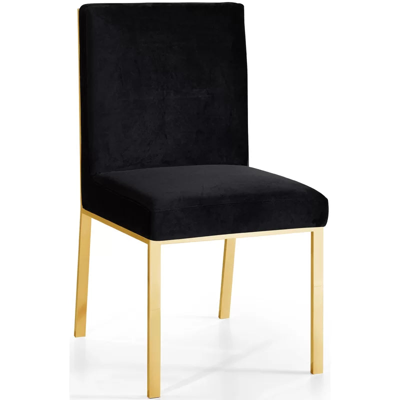 Chaise de salle à manger Roca (velours)