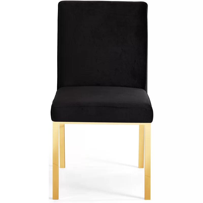 Chaise de salle à manger Roca (velours)