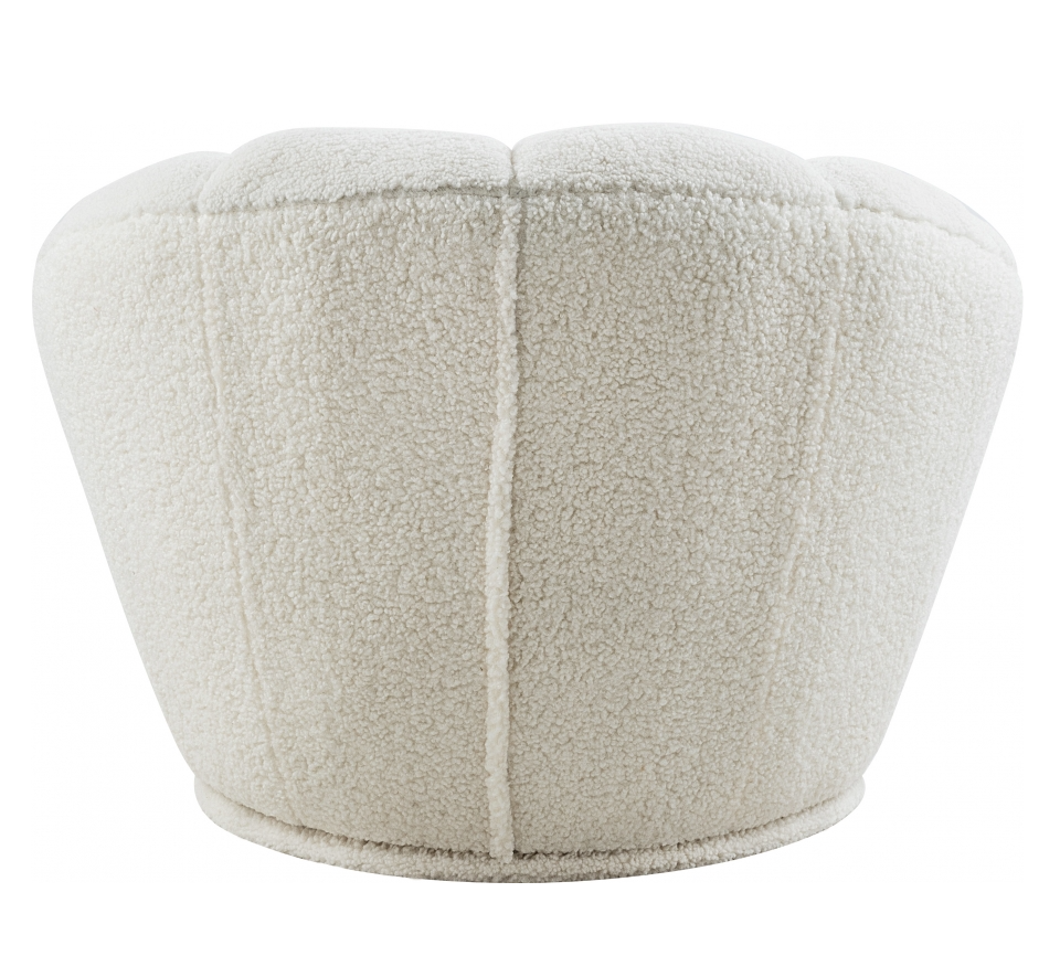 Dream Swivel Accent Chair (Boucle Fabric)