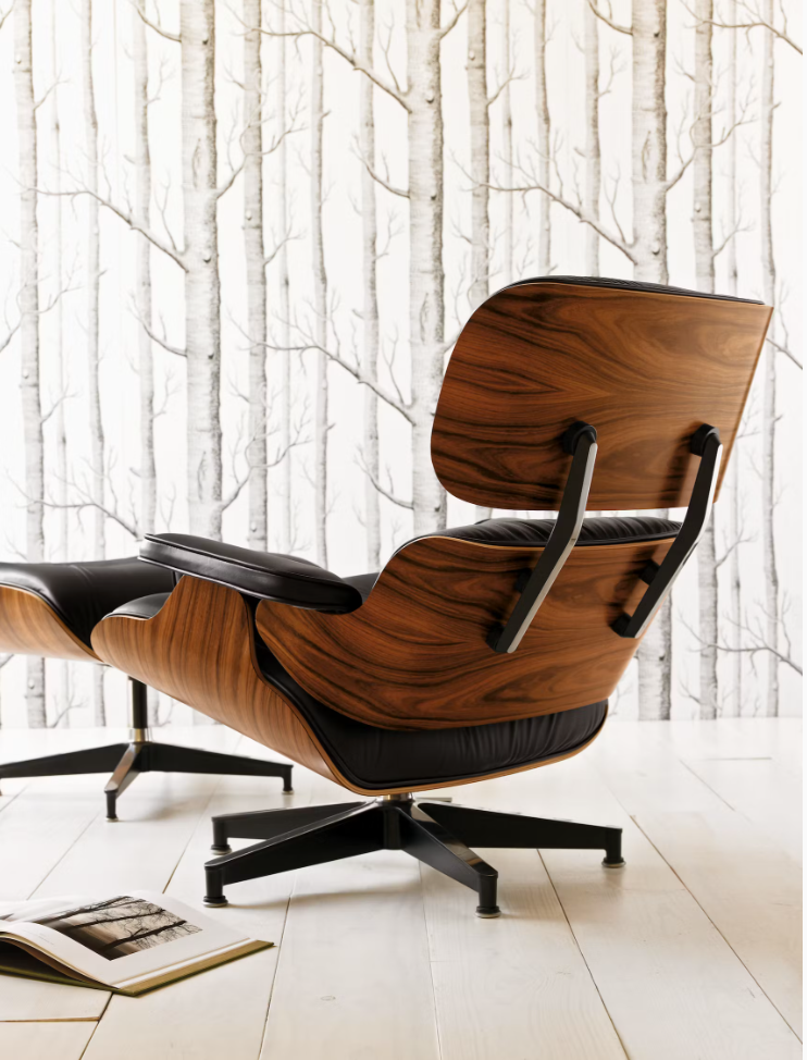 Eames Lounge Chair And Ottoman - Tall