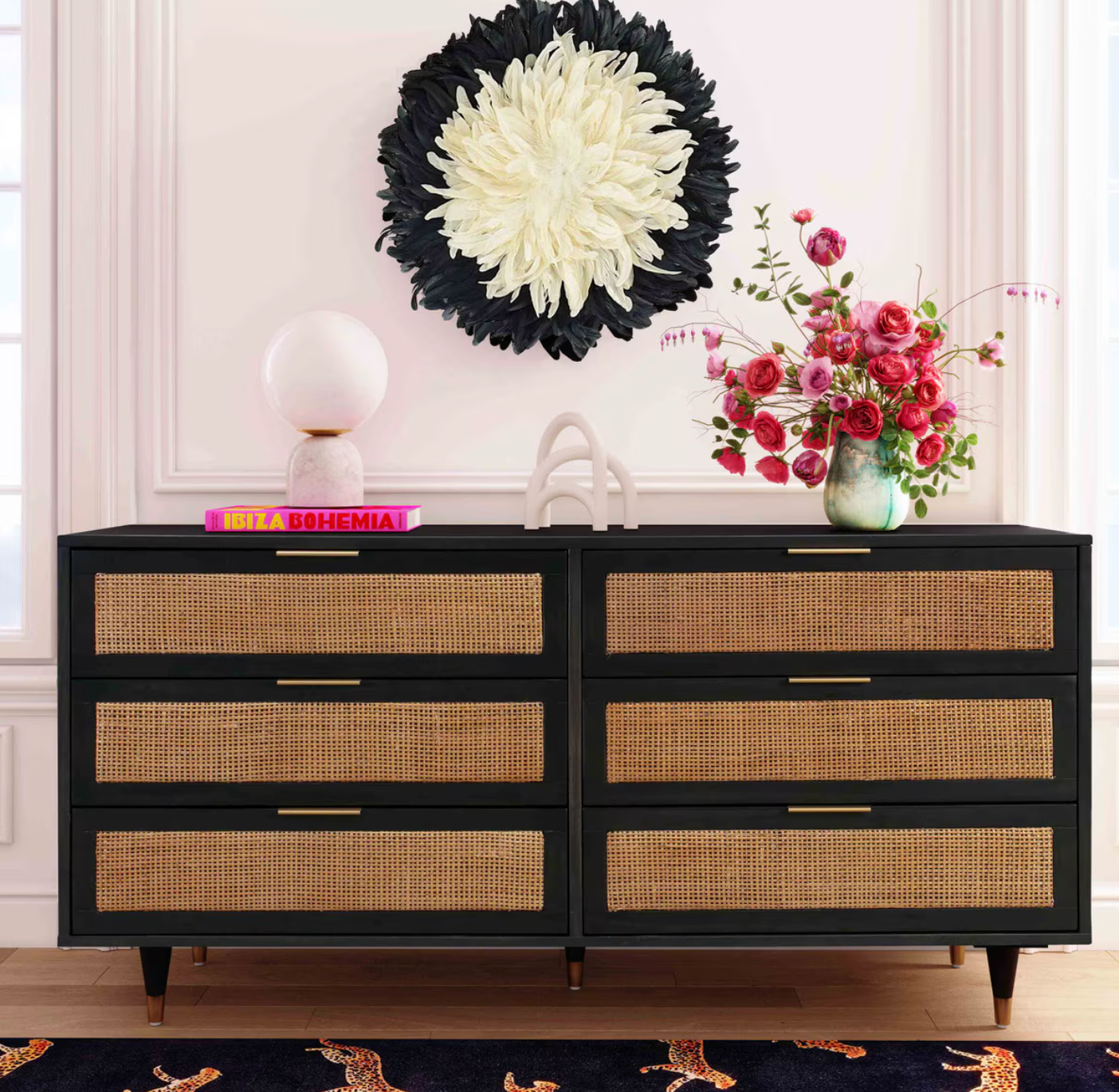 Commode Sierra à 6 tiroirs
