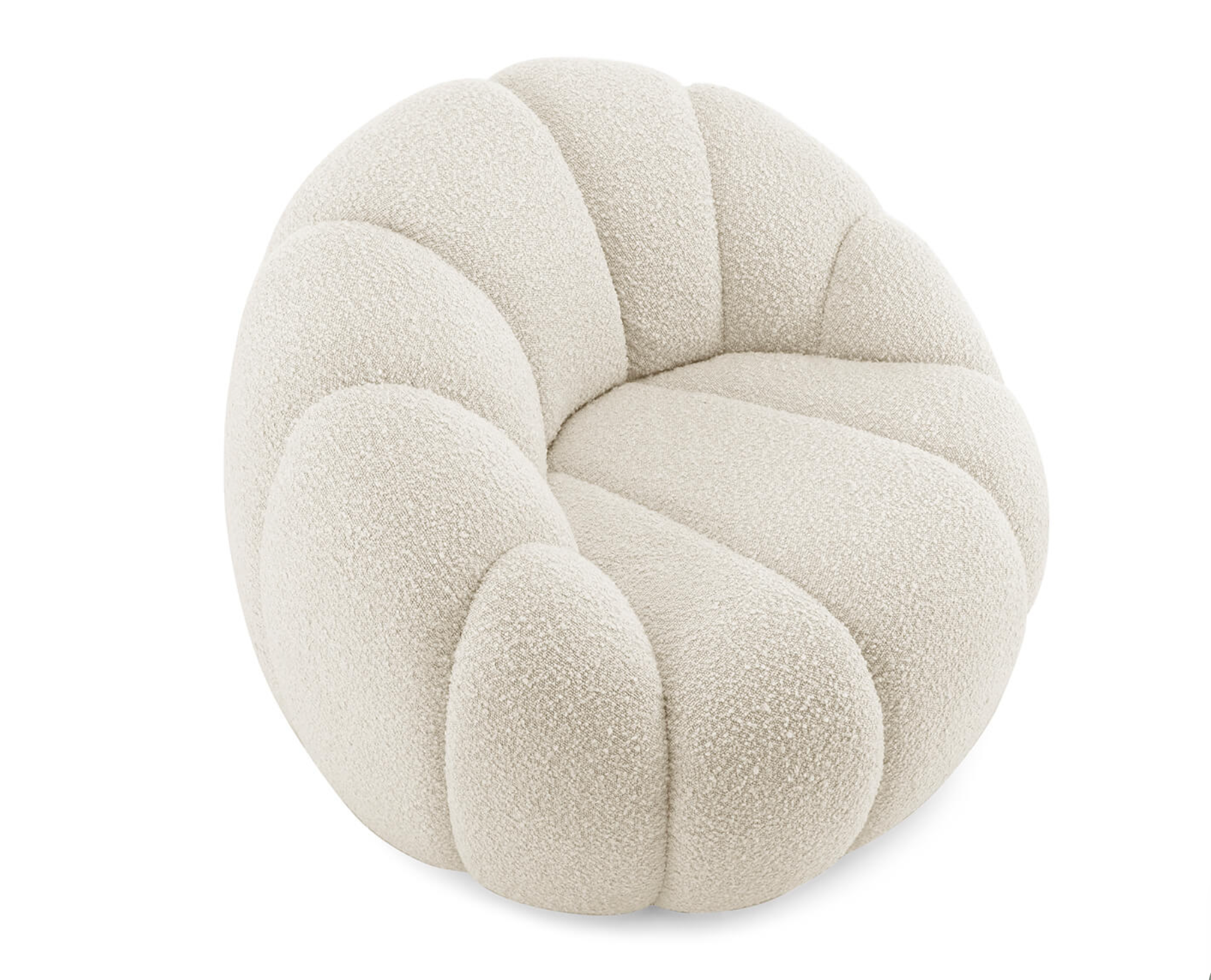 Fauteuil Boucle Pumpkin Lounge