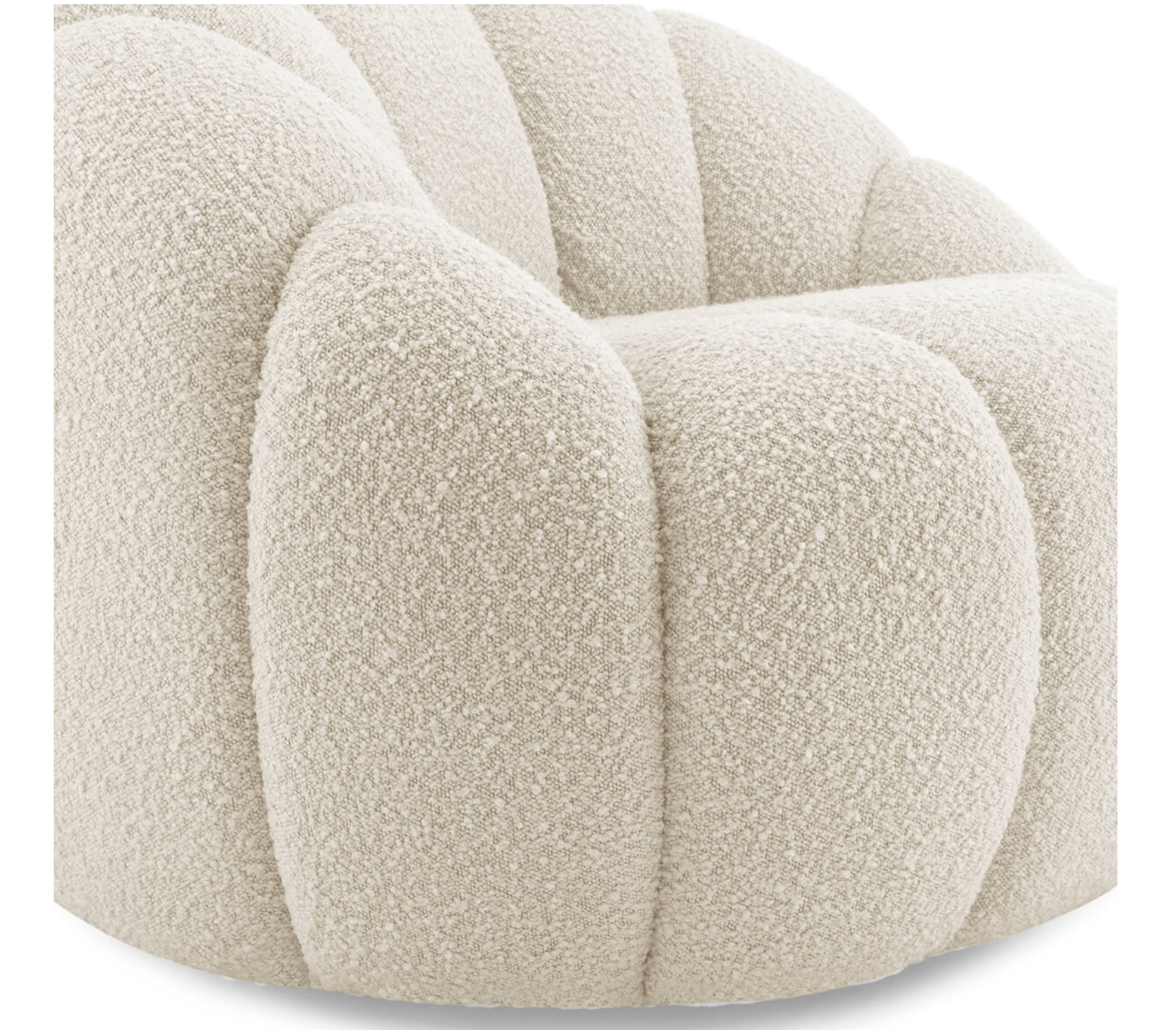 Fauteuil Boucle Pumpkin Lounge