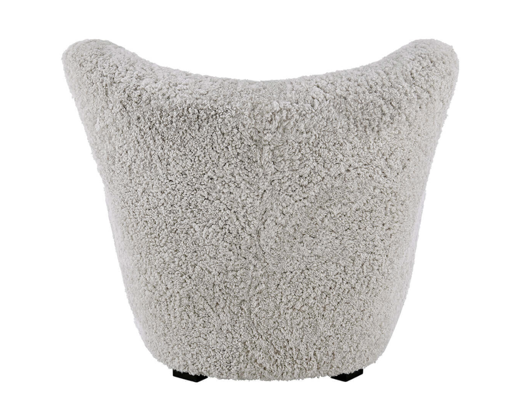 Flemming Lassen The Tired Man Lounge Chair & Footstool in Genuine Sheepskin