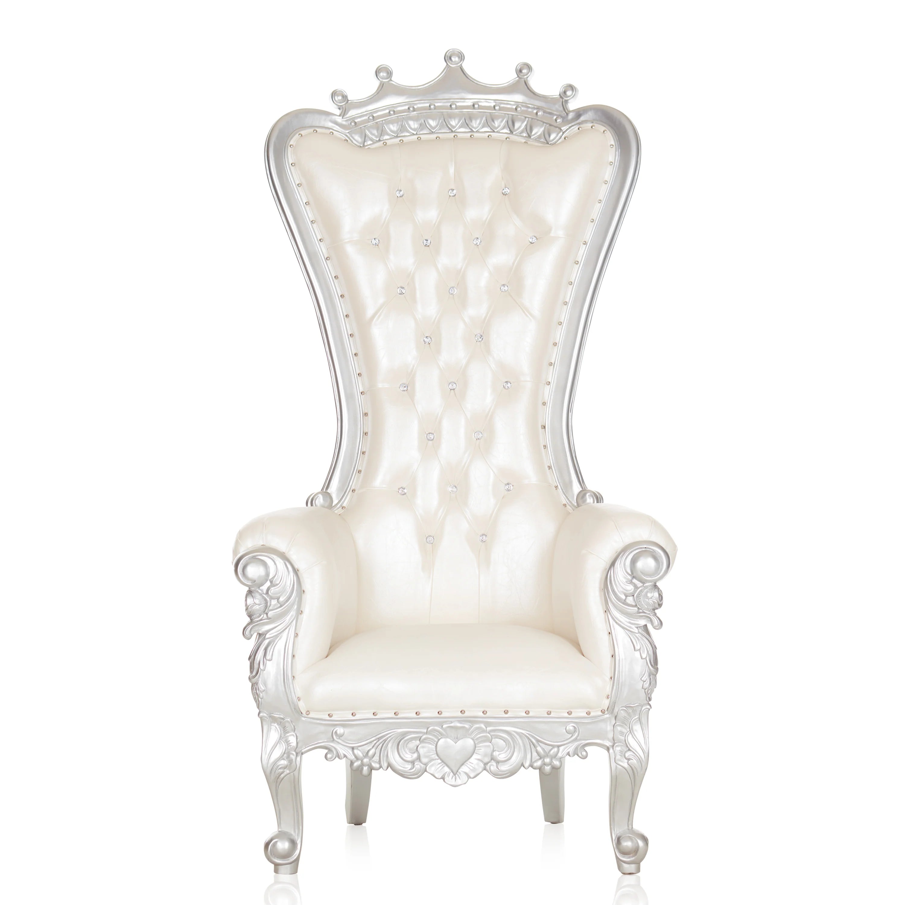 Crown Top Tiffany Throne Chair