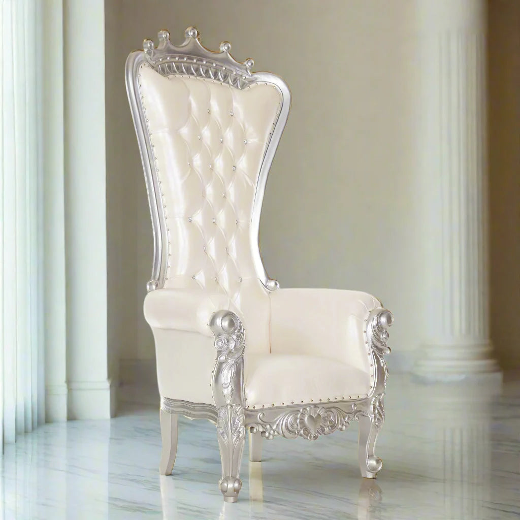Crown Top Tiffany Throne Chair