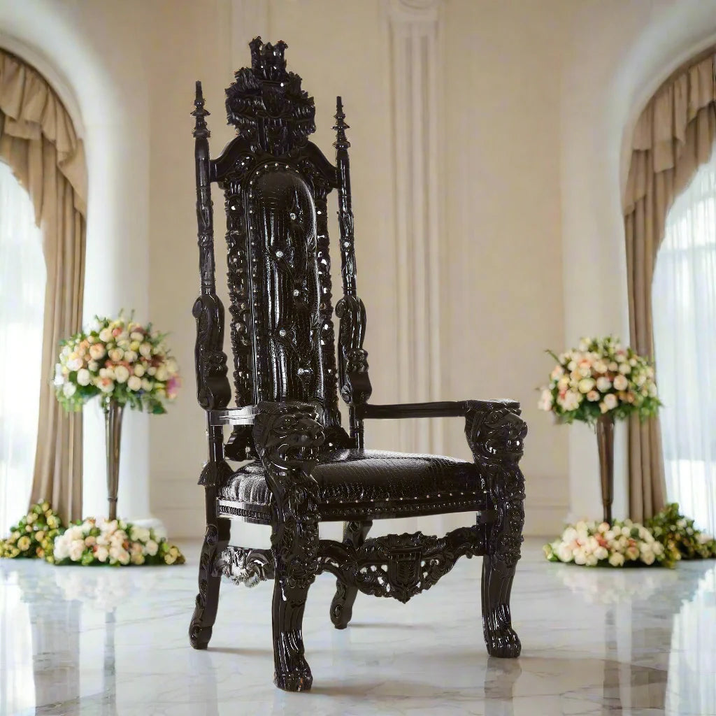 King David Lion Throne Chair - Vinyl
