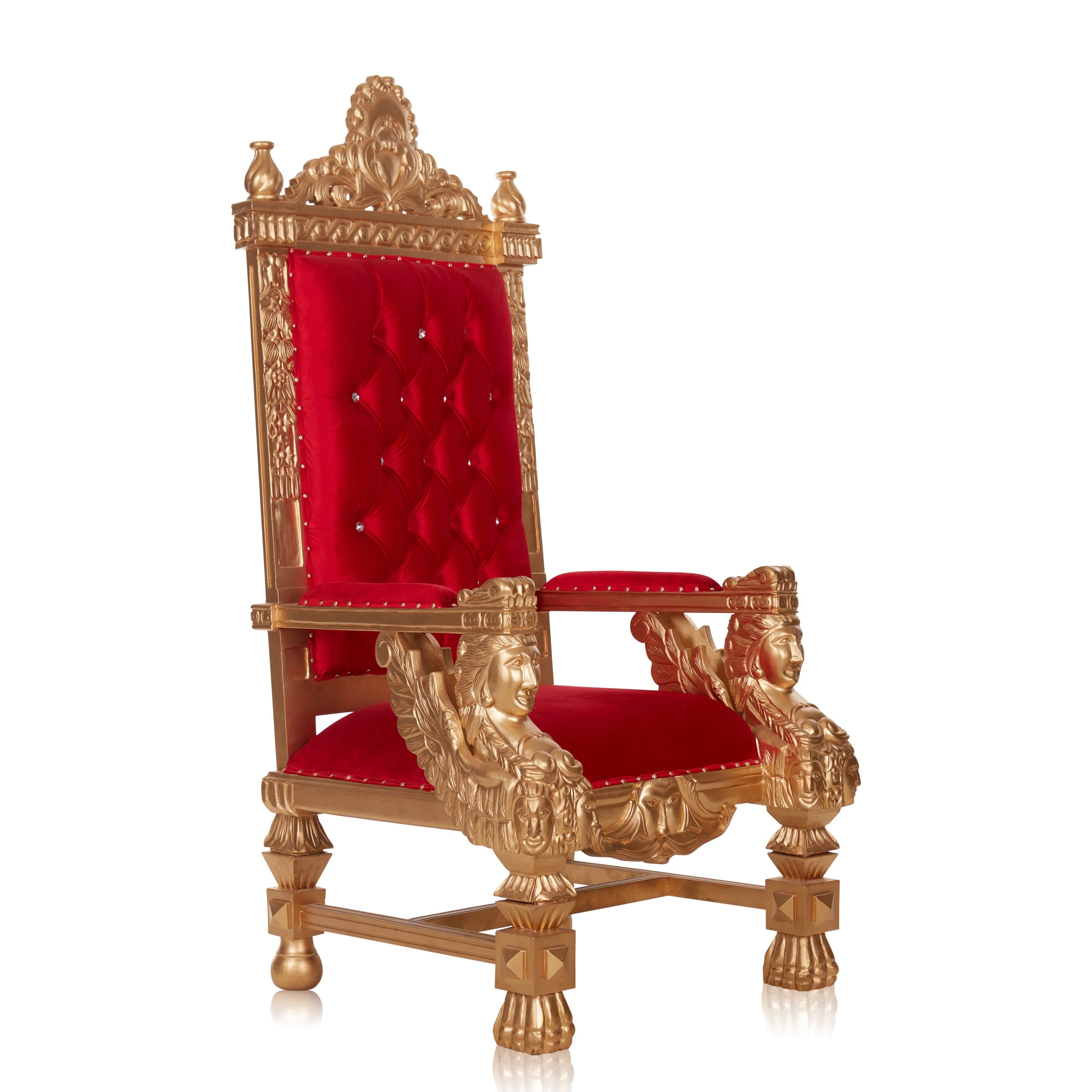 King Samuel Angelic Face Throne Chair