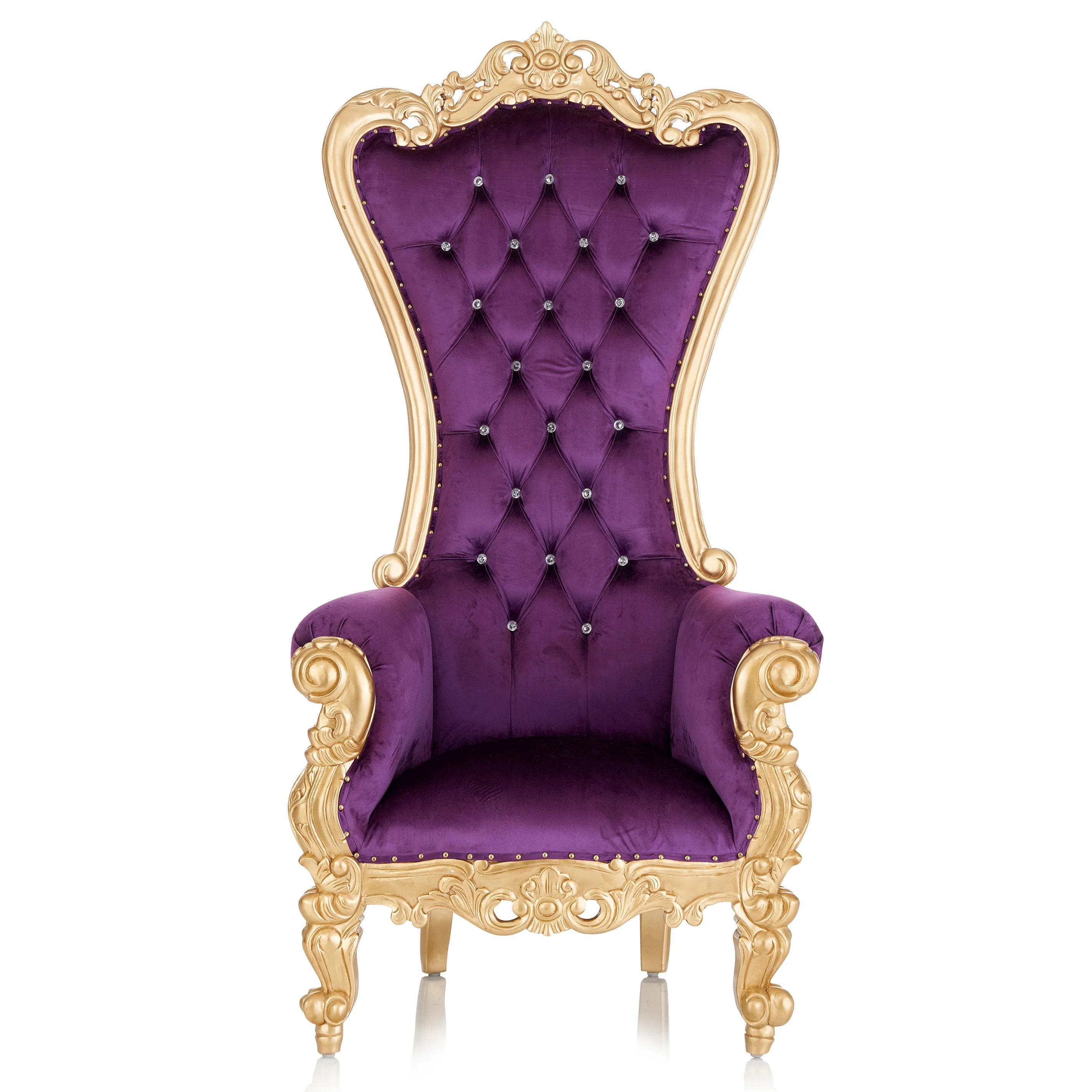 Chloe Throne Chair - Velvet