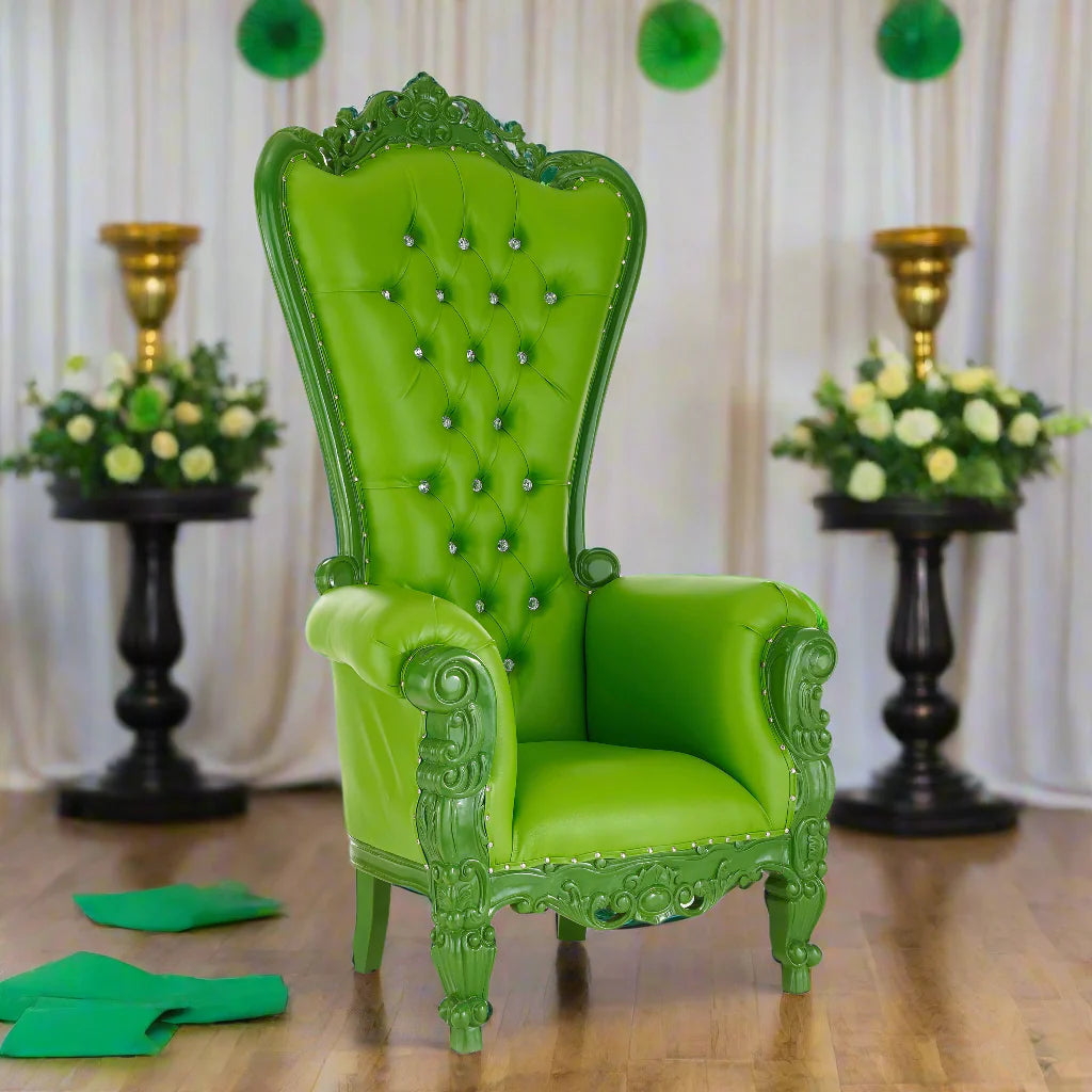 Queen Tiffany Throne Chair - Vinyl