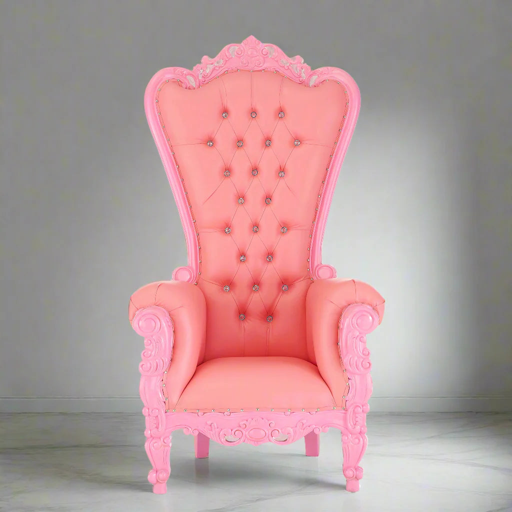 Queen Tiffany Throne Chair - Vinyl