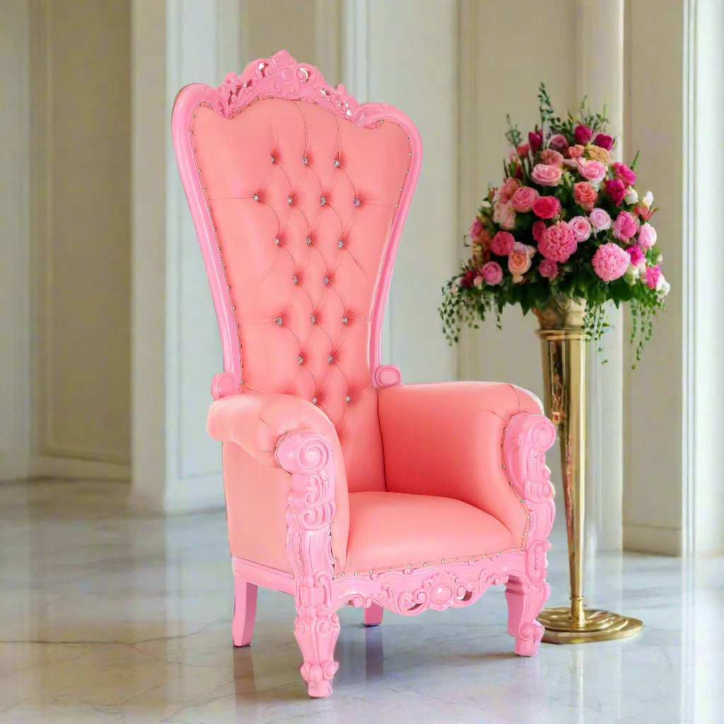 Queen Tiffany Throne Chair - Vinyl