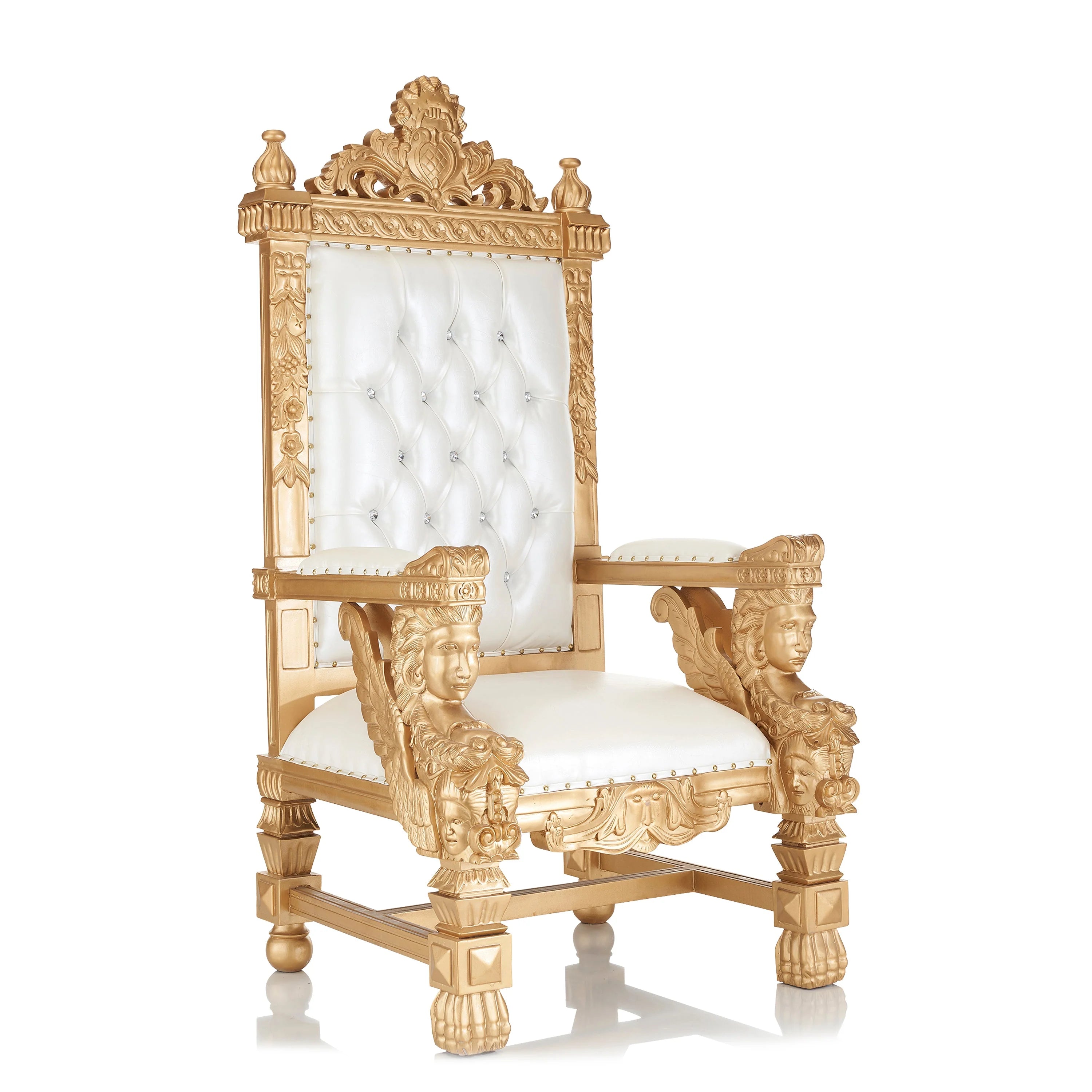 King Samuel Angelic Face Throne Chair