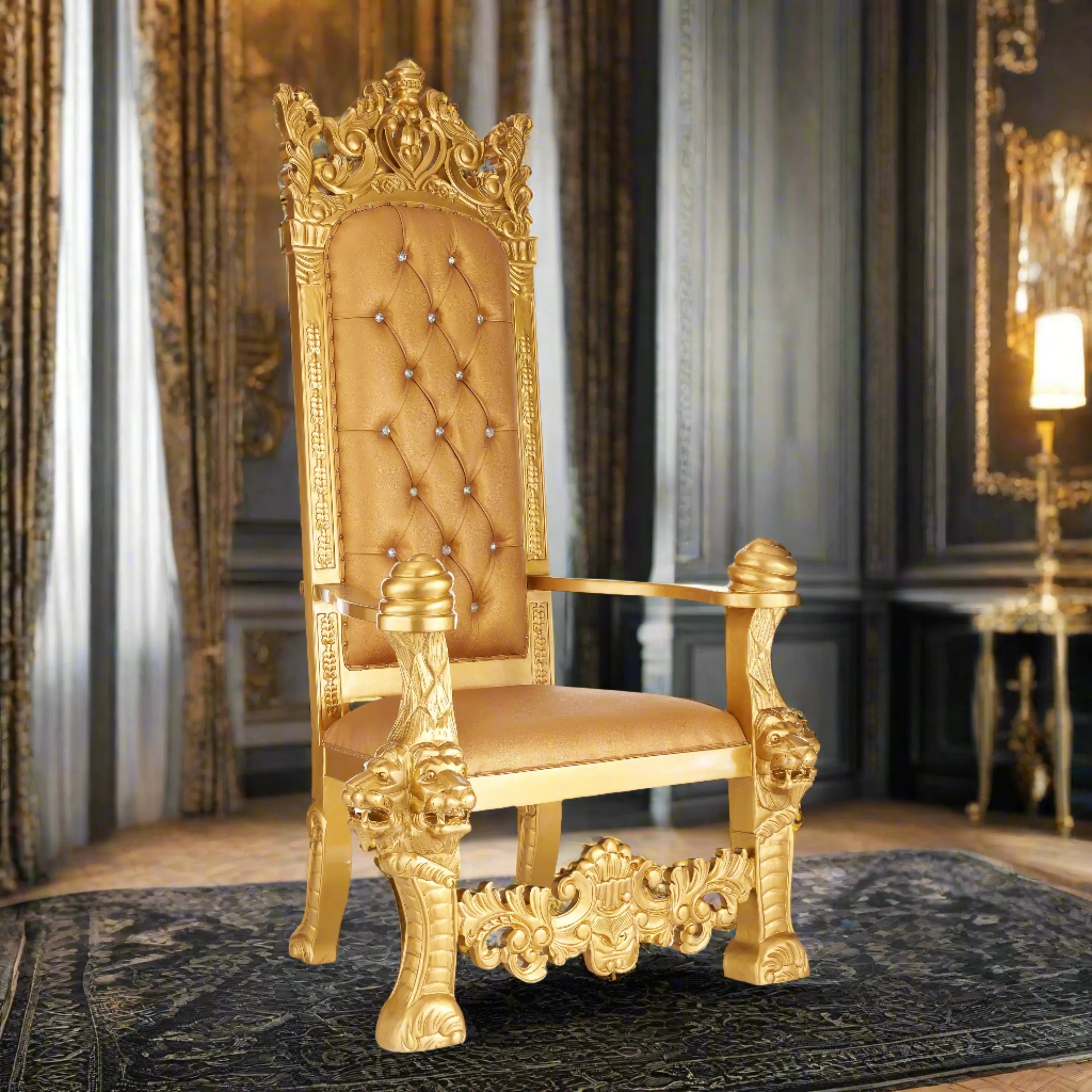 King Solomon Royal Throne Chair