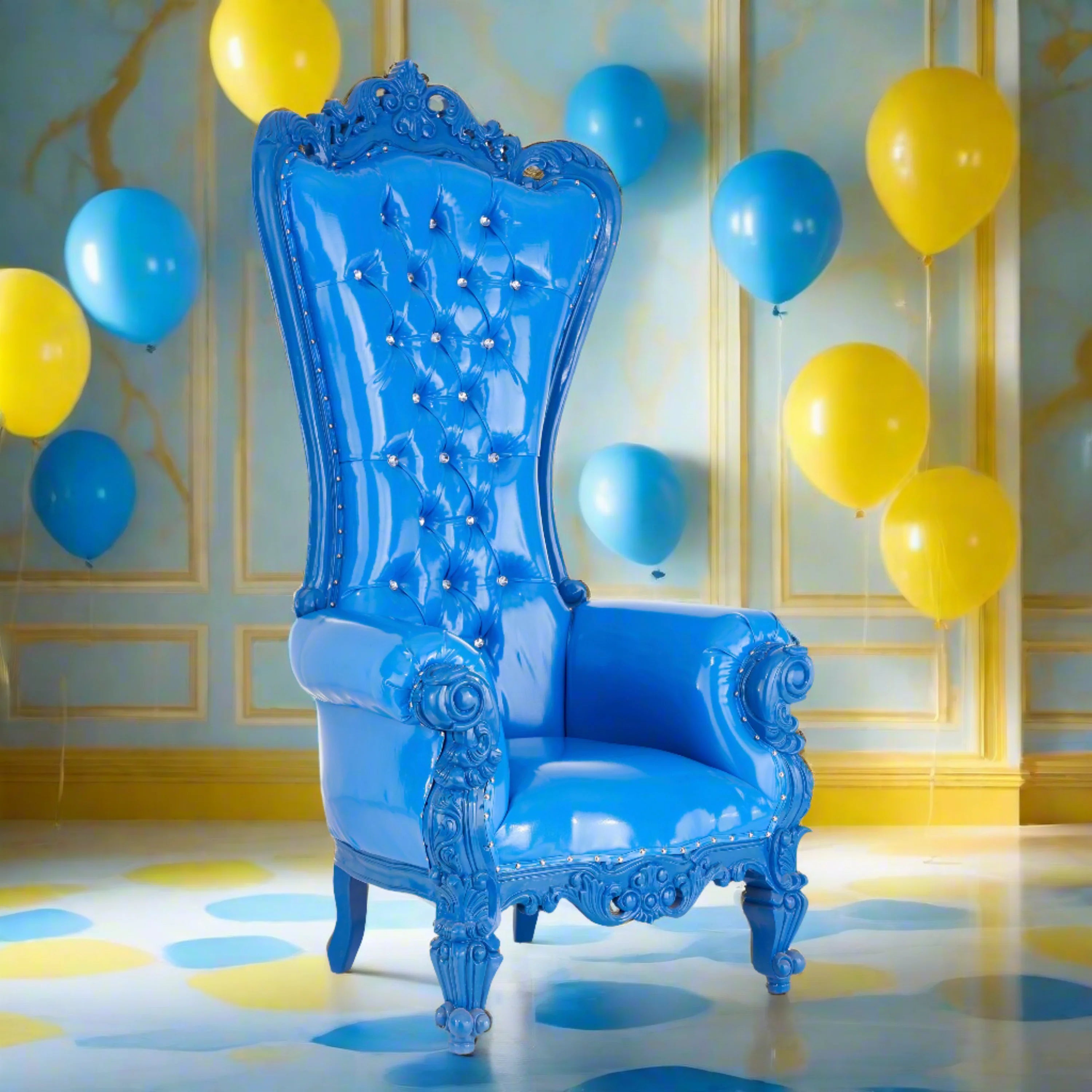 Chloe Throne Chair - Vinyl