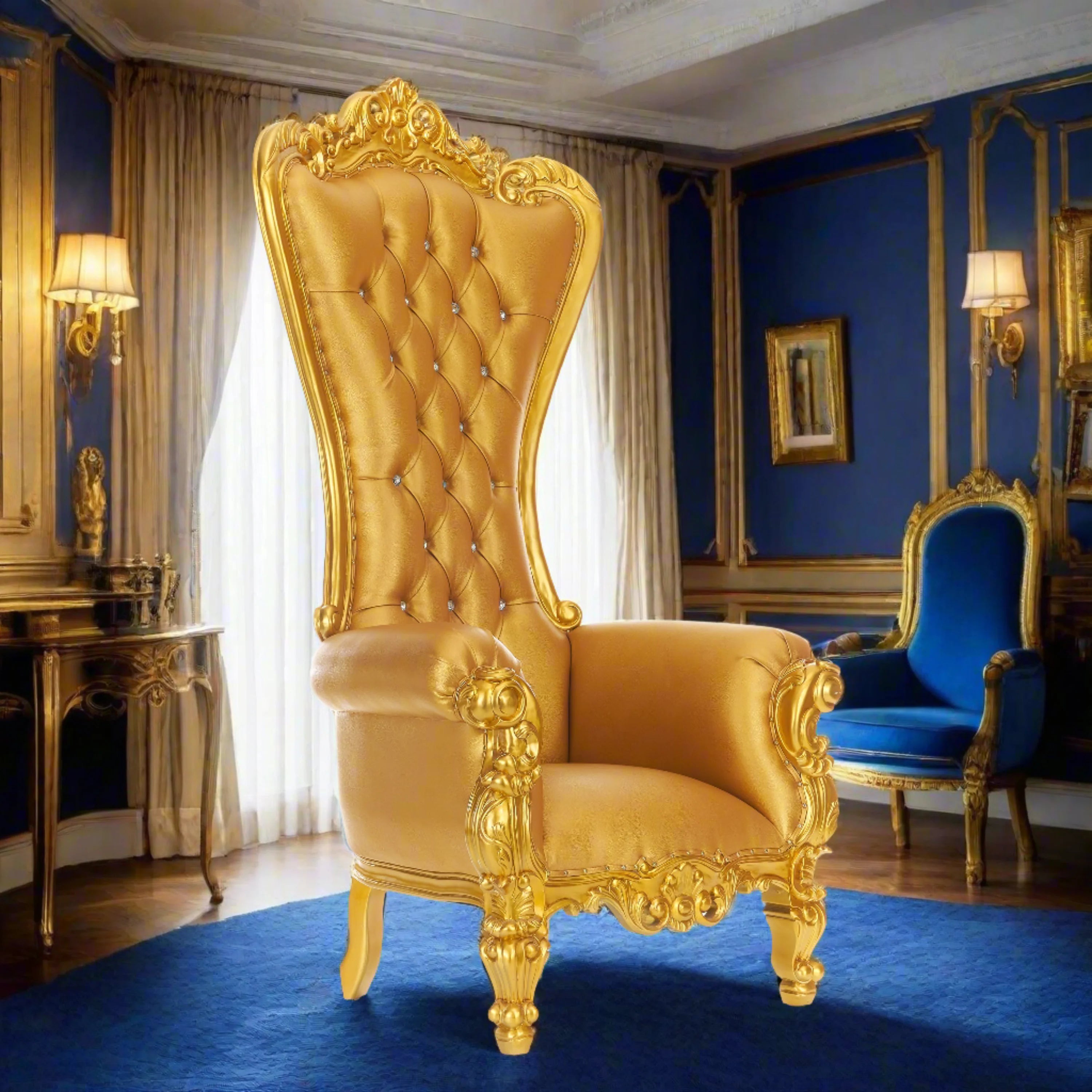 Chloe Throne Chair - Vinyl