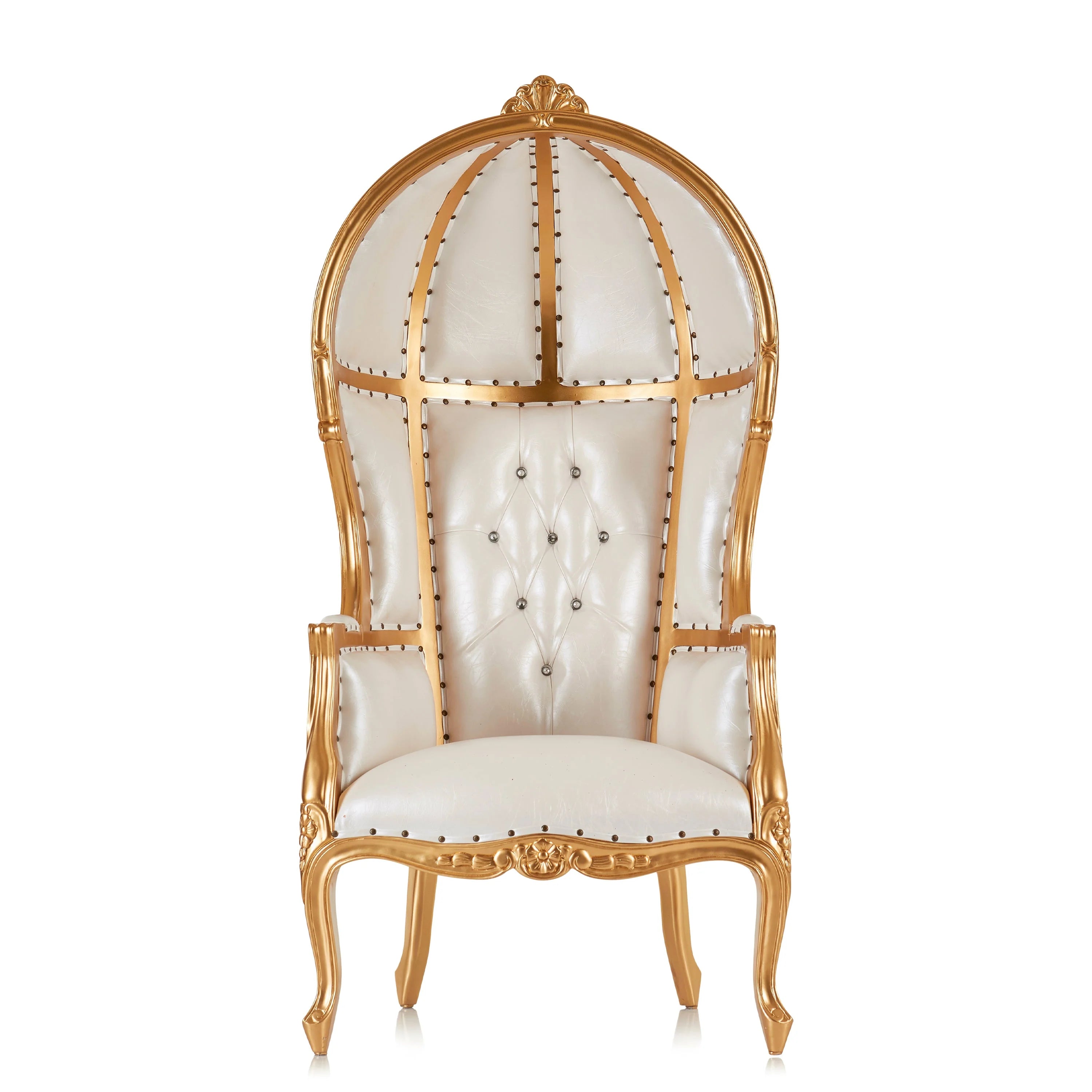 Hooded Canopy 65 Bridal Throne Chair