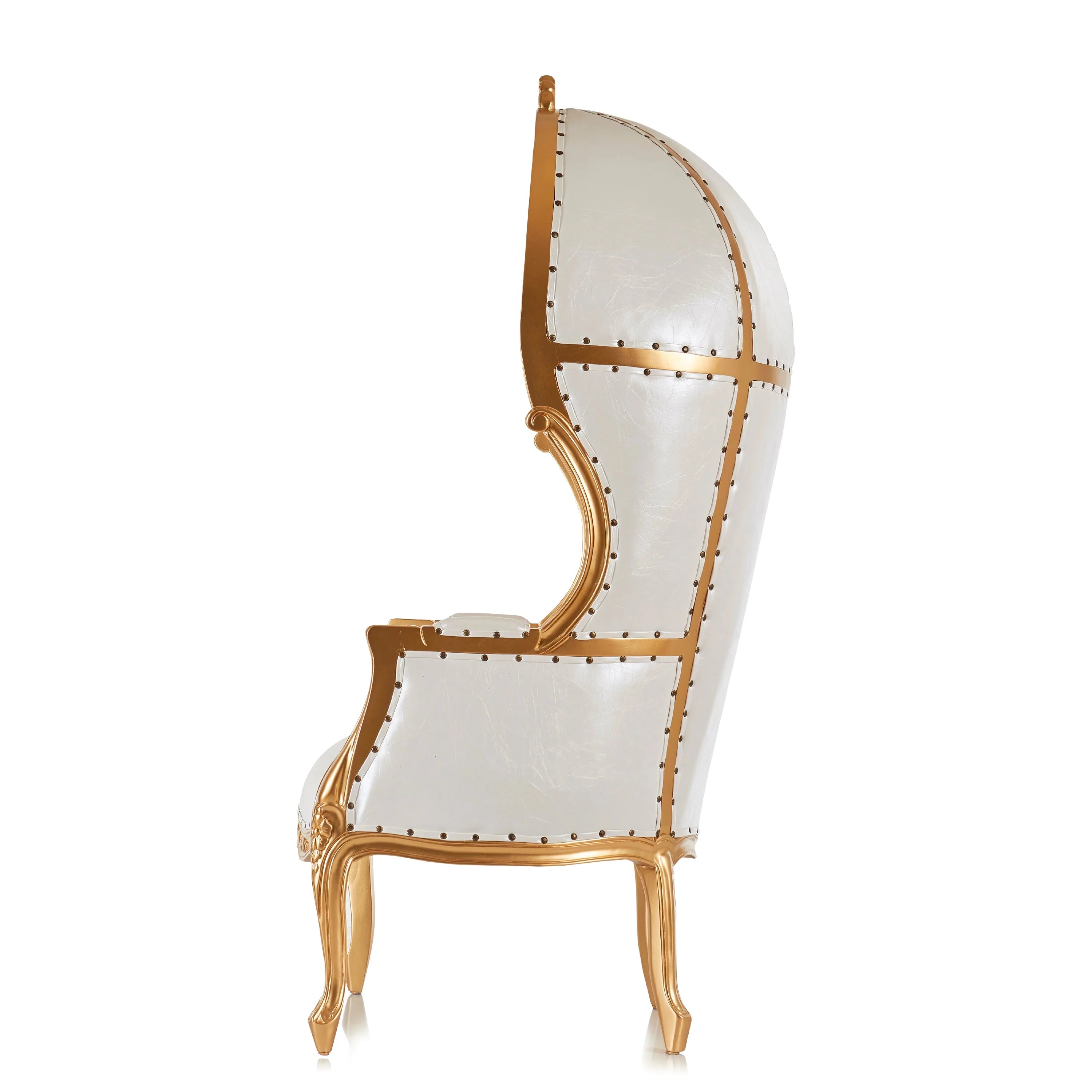 Hooded Canopy 65 Bridal Throne Chair