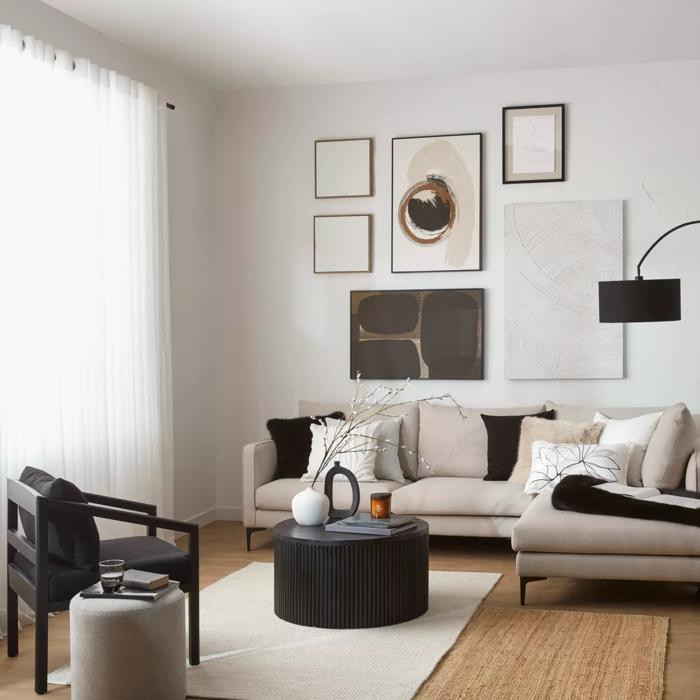 Wooden Coffee Table - Black