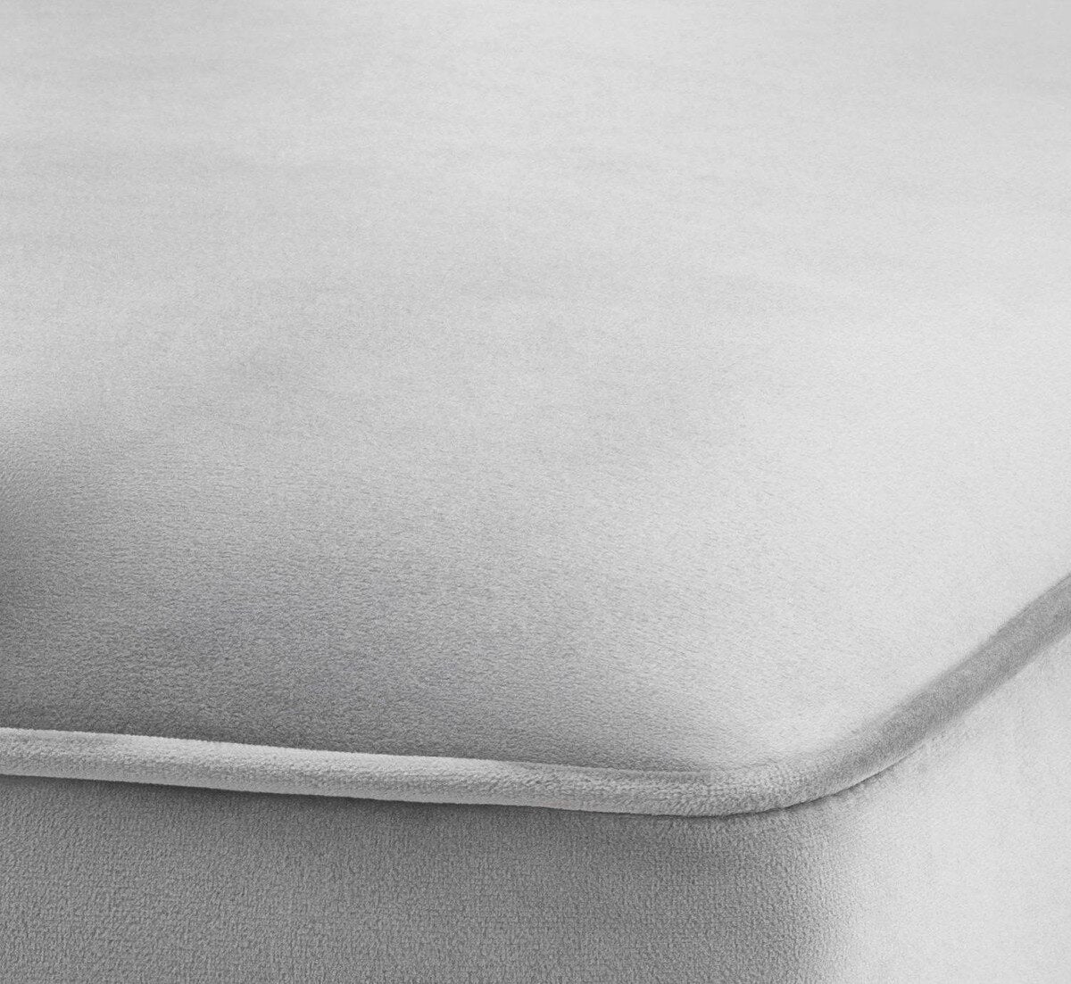 Chaise en velours gris Tiffany