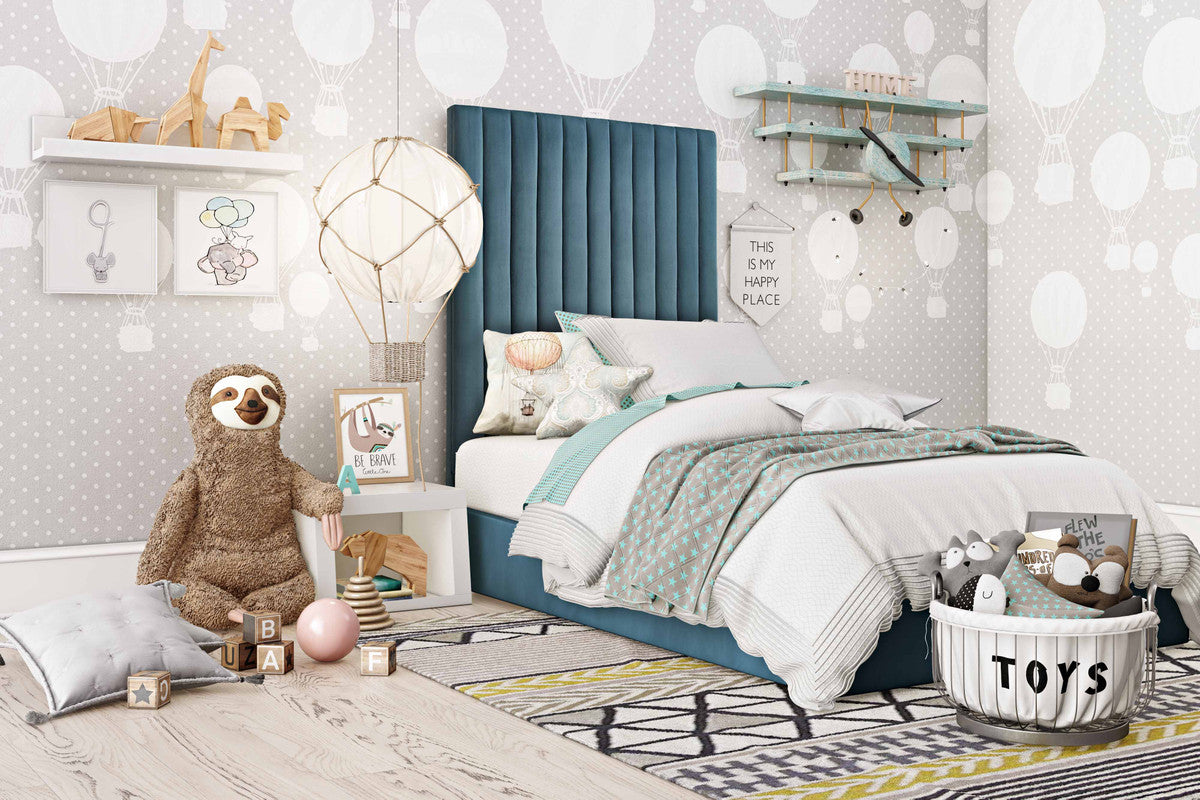 Lit en velours Arabelle