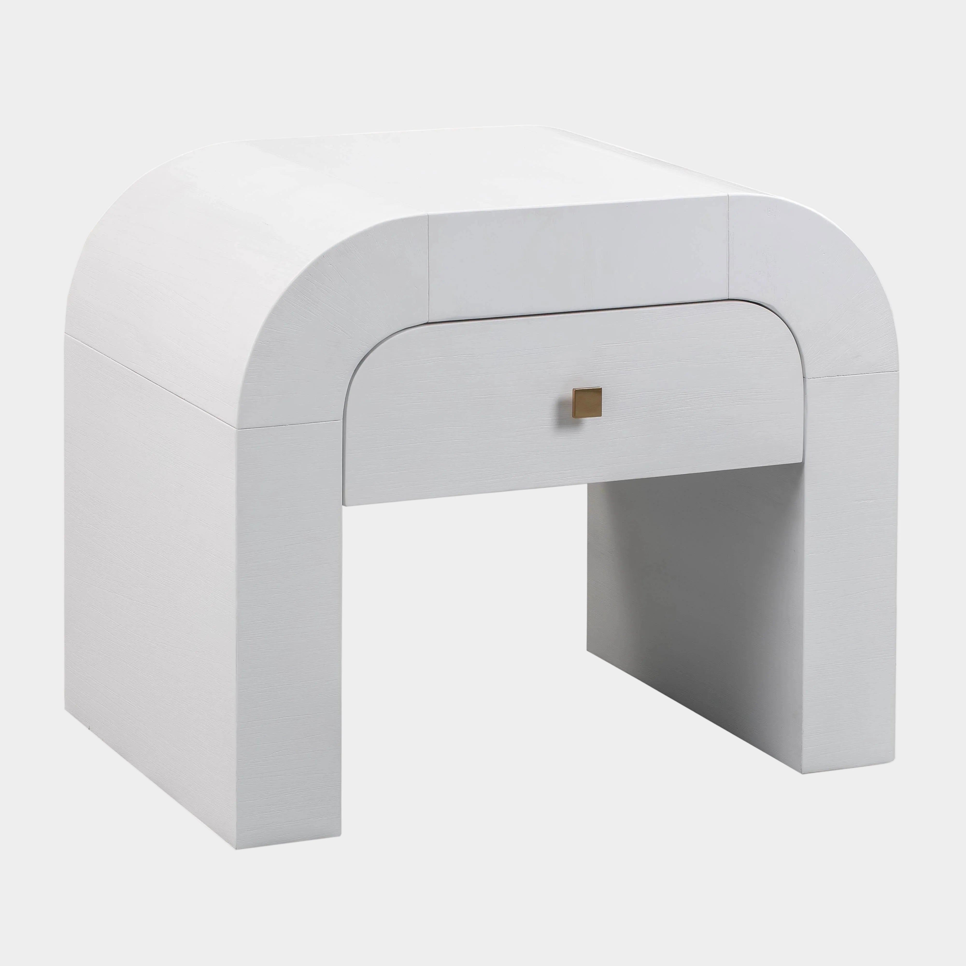 Hump 26" Arched Nightstand With Drawer