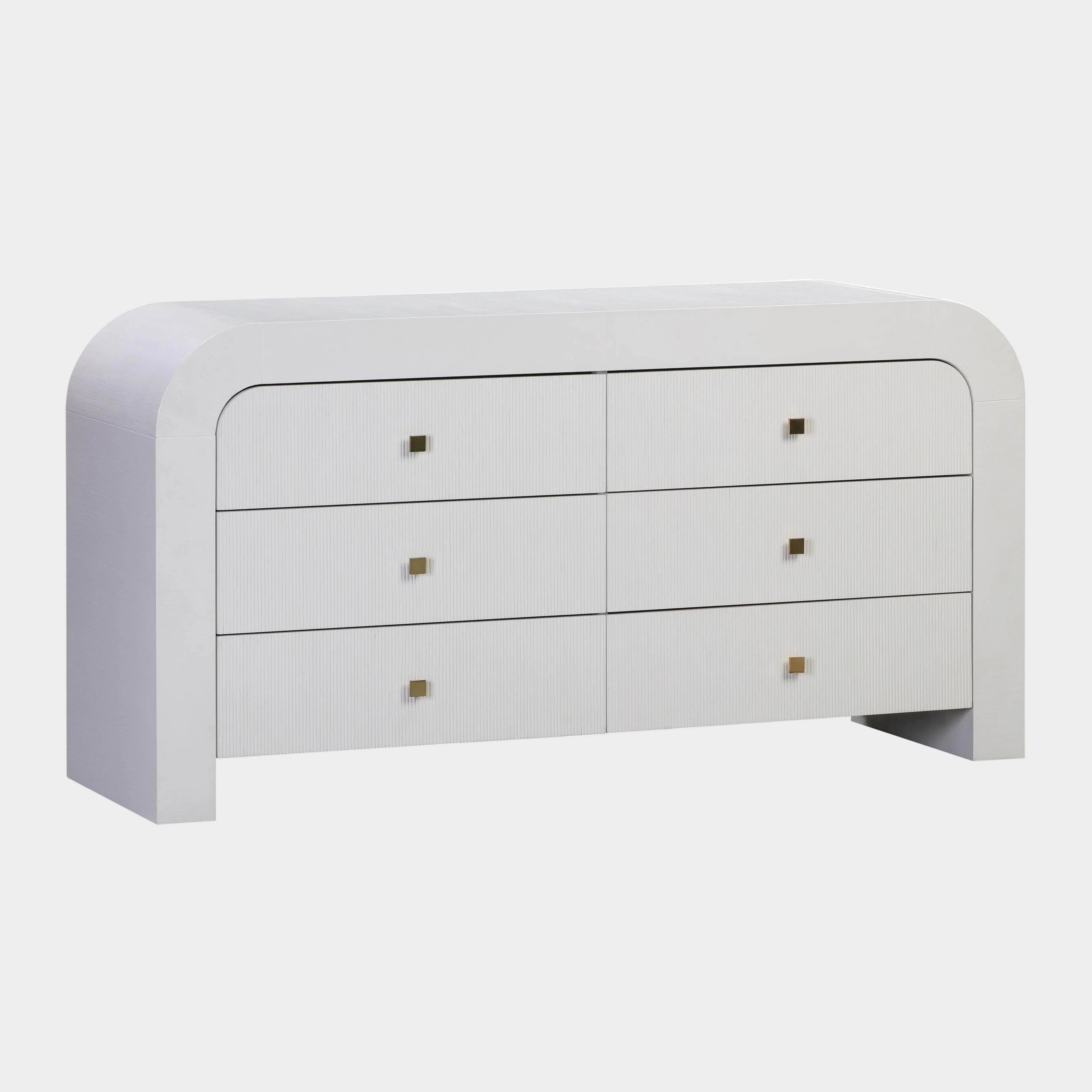Hump 62" Arched 6-Drawer Dresser