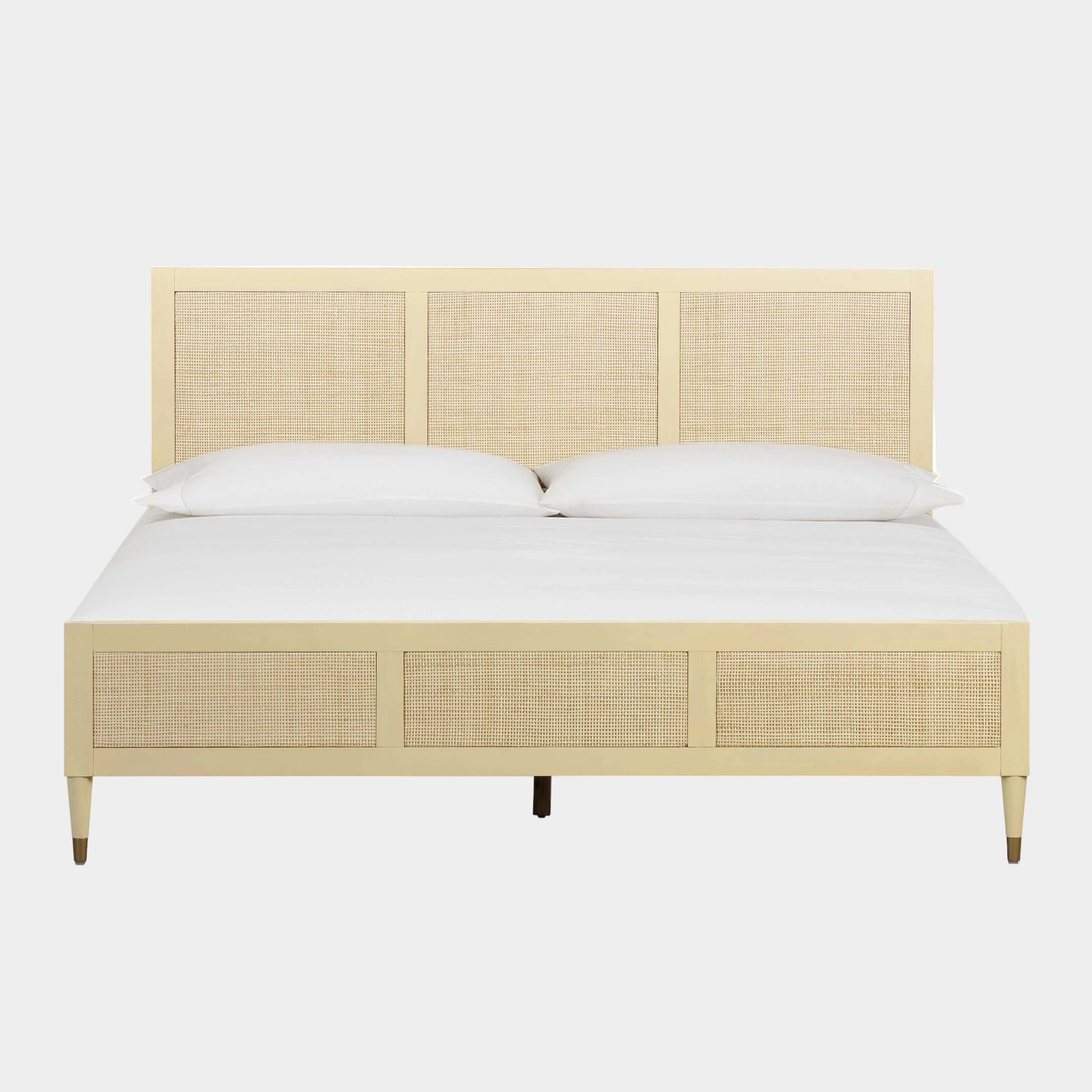 Sierra Wood & Rattan Bed