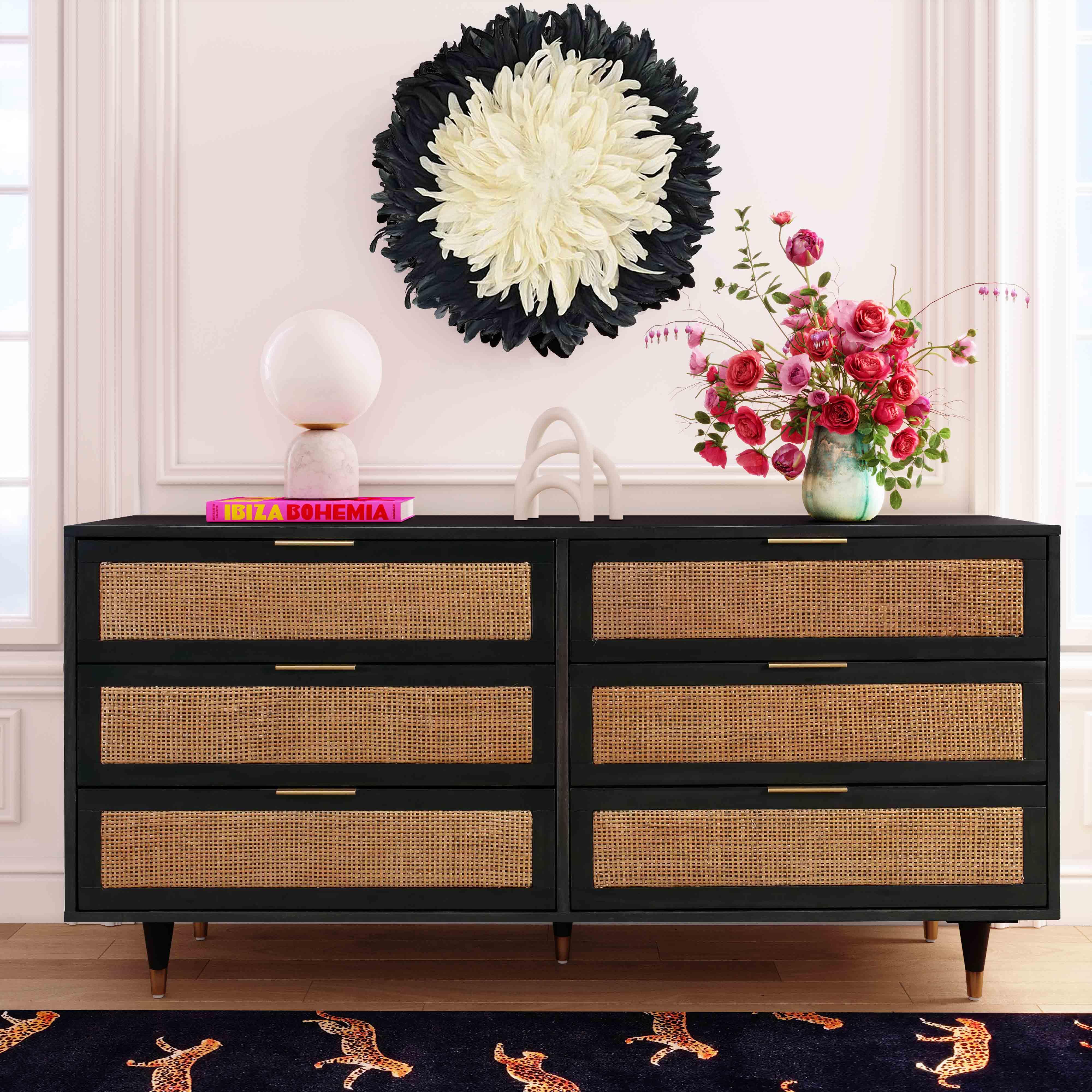 Commode Sierra à 6 tiroirs