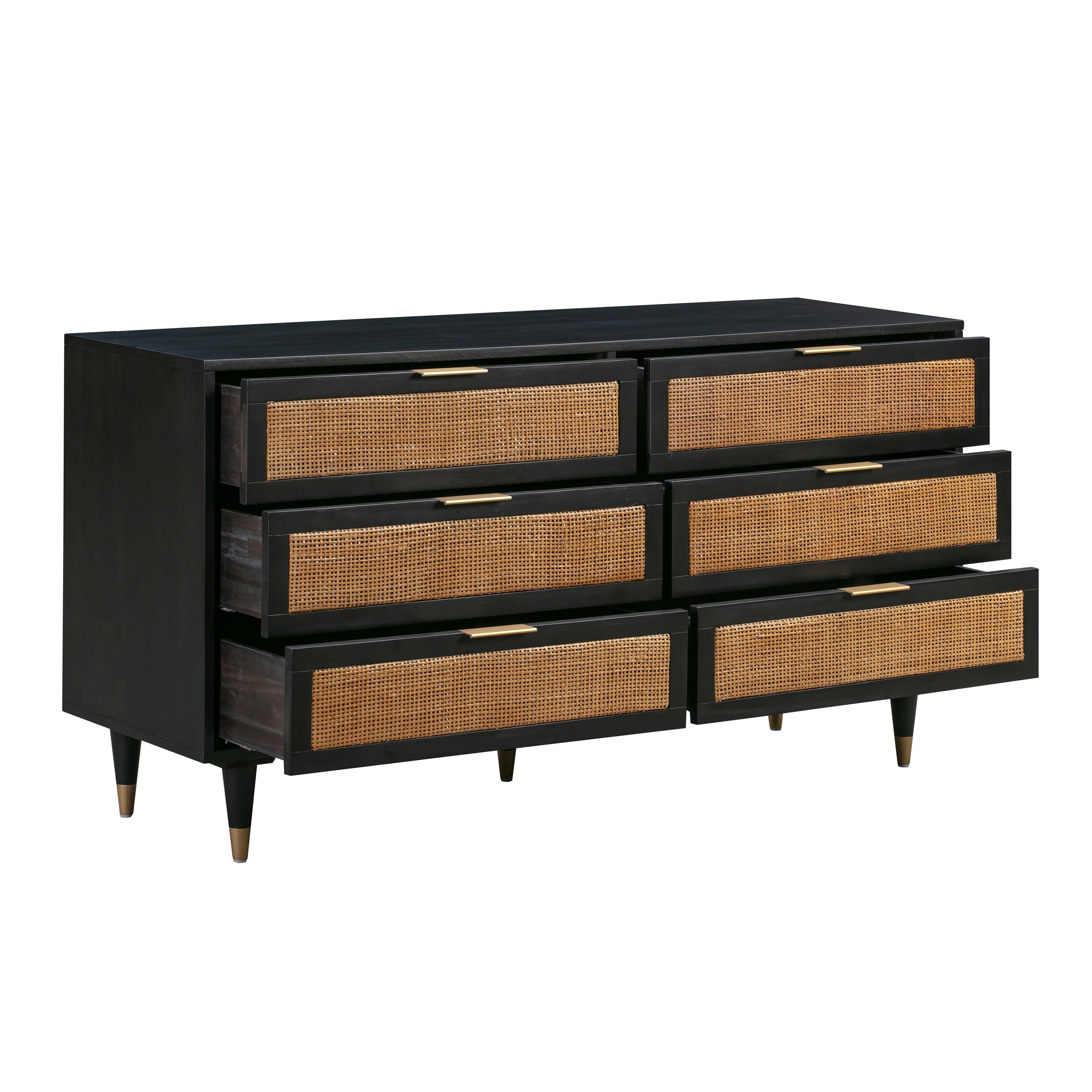 Commode Sierra à 6 tiroirs
