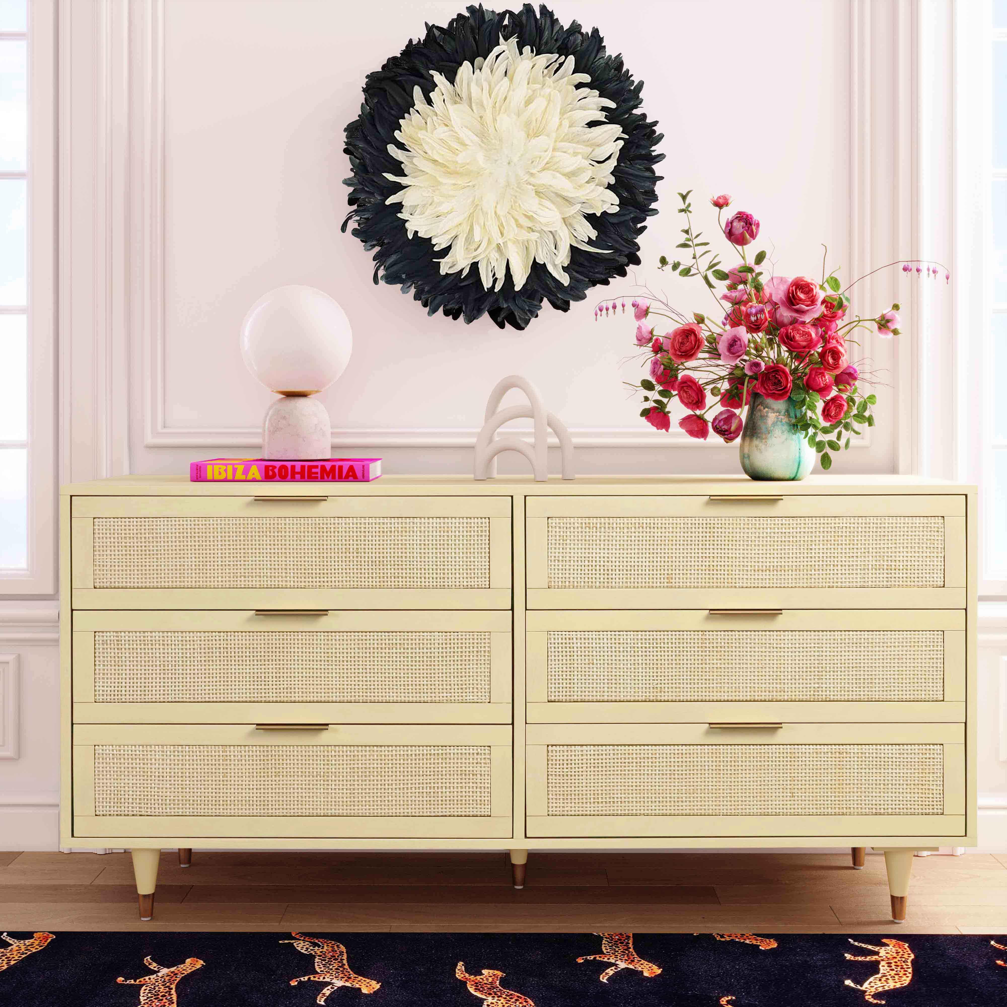 Commode Sierra à 6 tiroirs