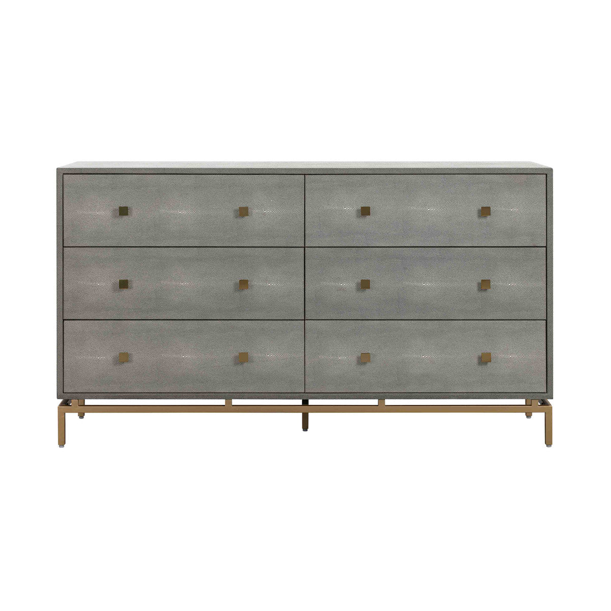 Commode 6 tiroirs Pesce Shagreen