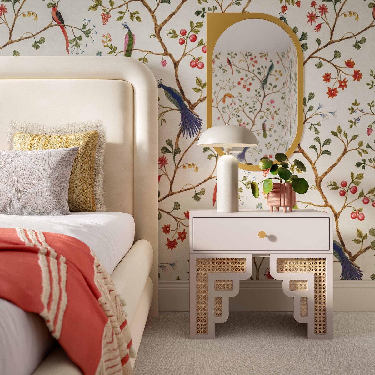 Suzie Rattan Nightstand