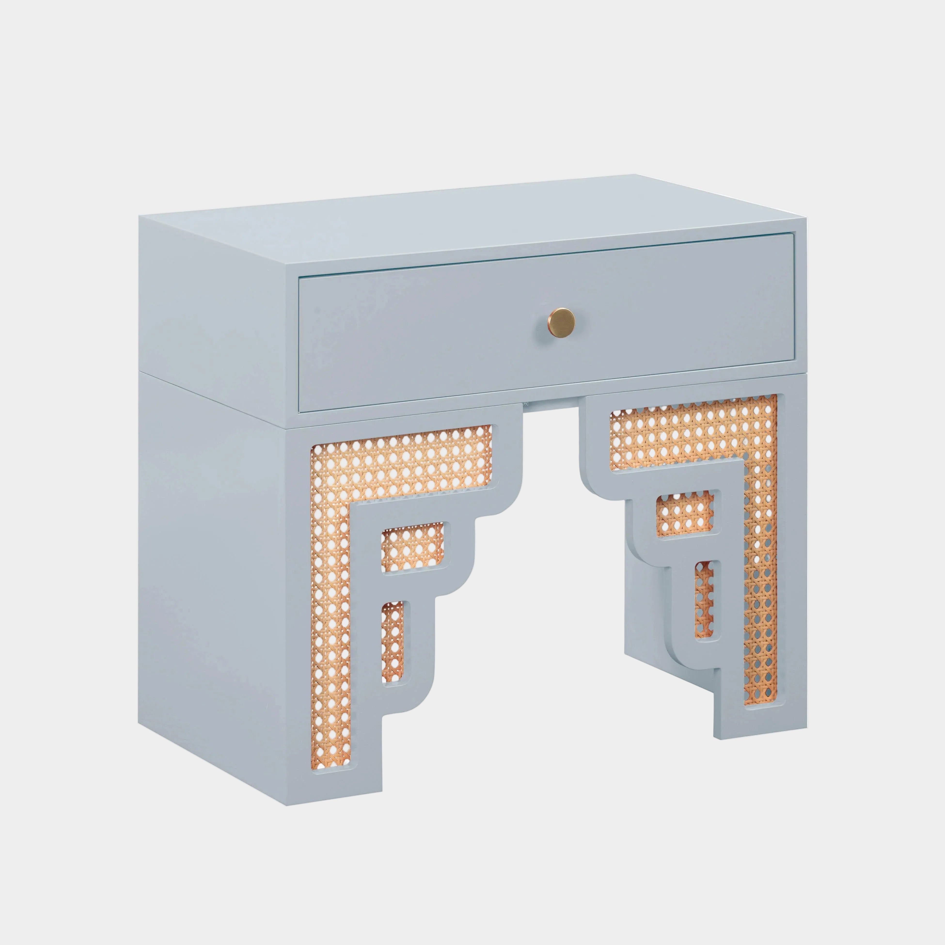 Table de nuit en rotin Suzie