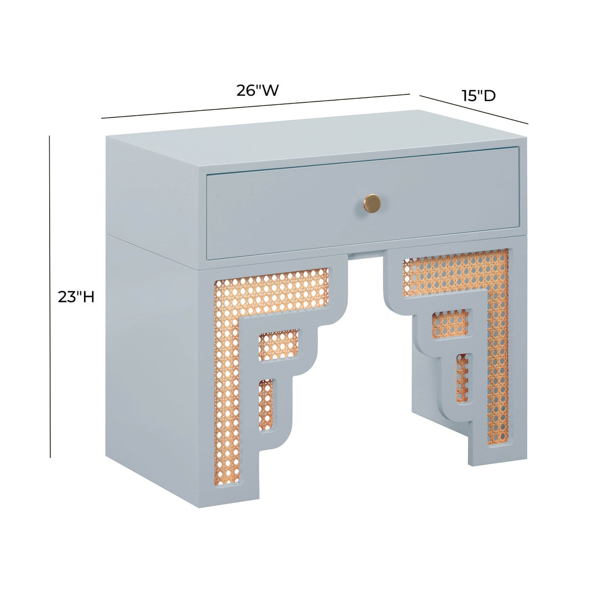Suzie Rattan Nightstand