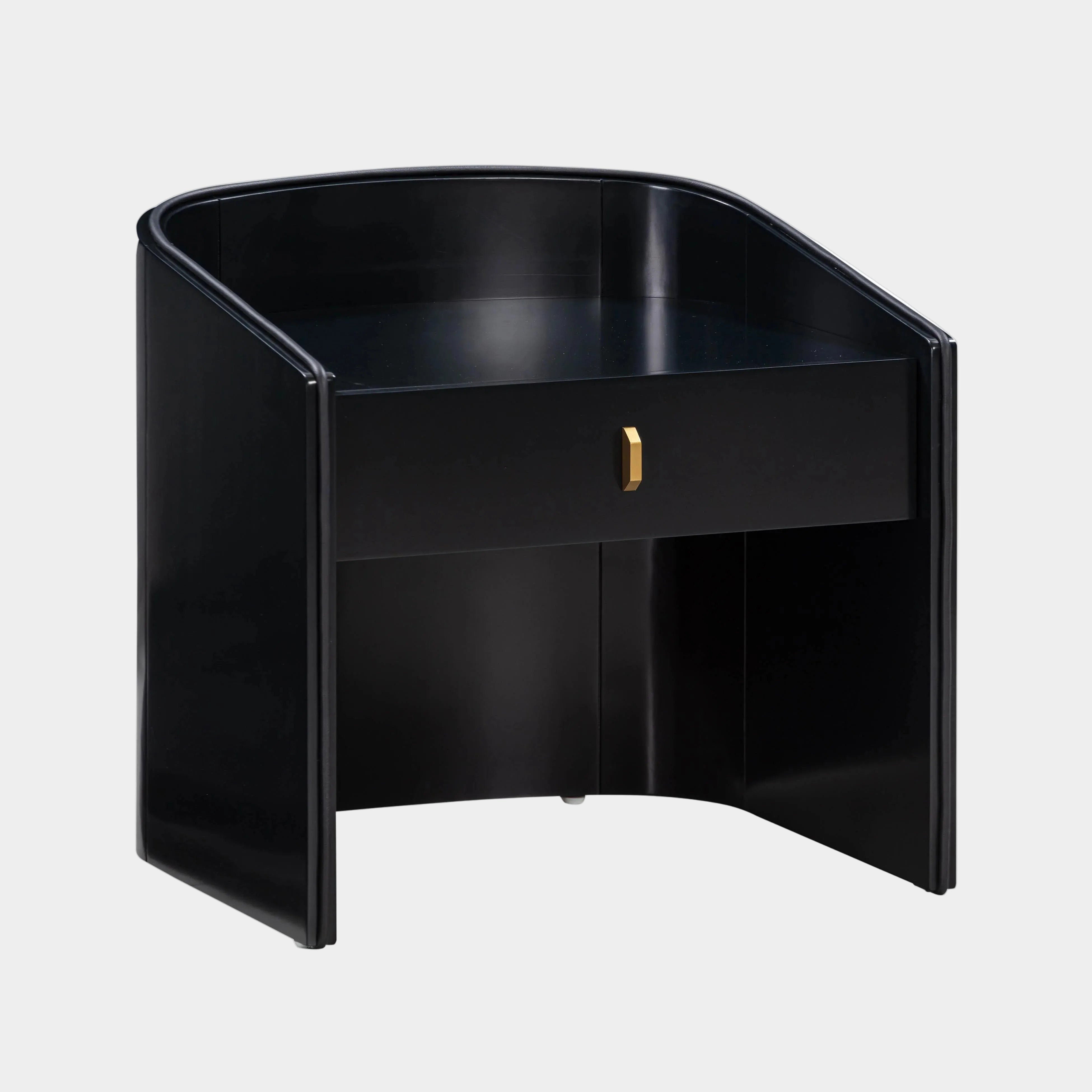 Collins 22" Lacquer Nightstand With Drawer